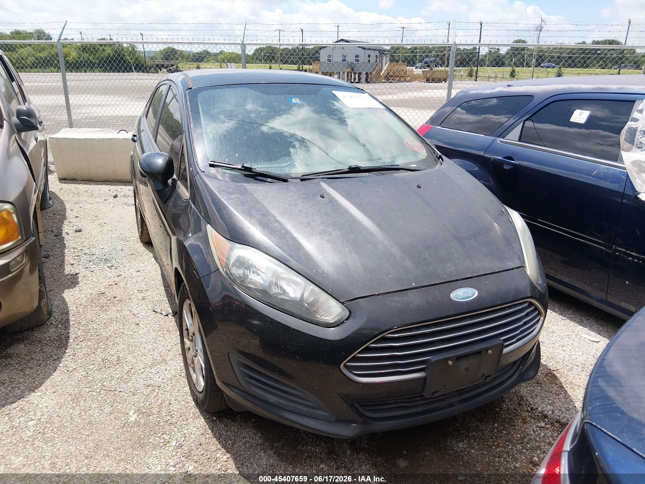 2014 Ford Fiesta Se Black vin: 3FADP4BJ4EM159995