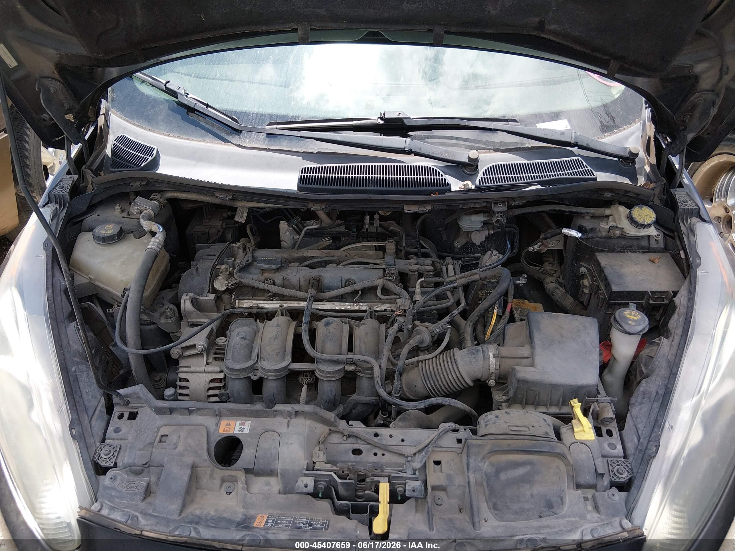 2014 Ford Fiesta Se Black vin: 3FADP4BJ4EM159995