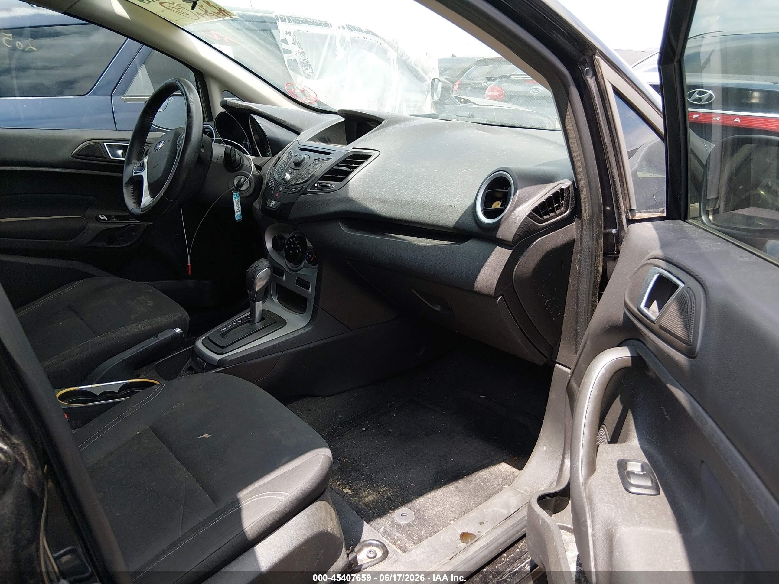 2014 Ford Fiesta Se Black vin: 3FADP4BJ4EM159995