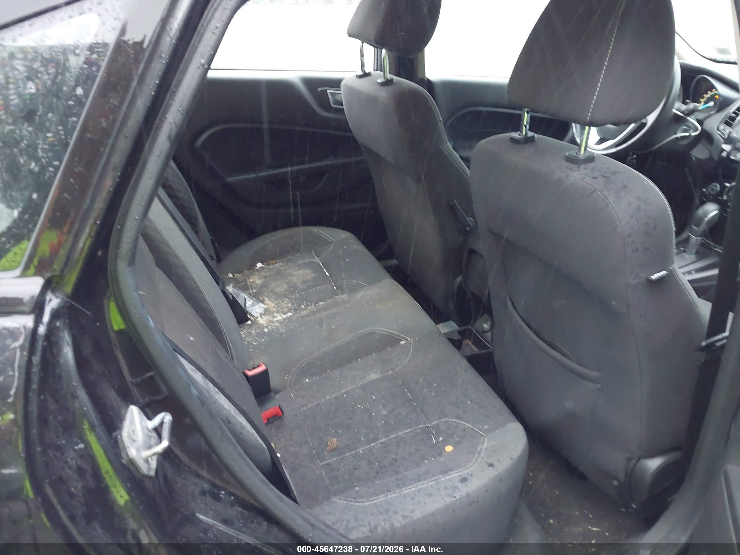 2014 Ford Fiesta Se Black vin: 3FADP4BJ4EM176697