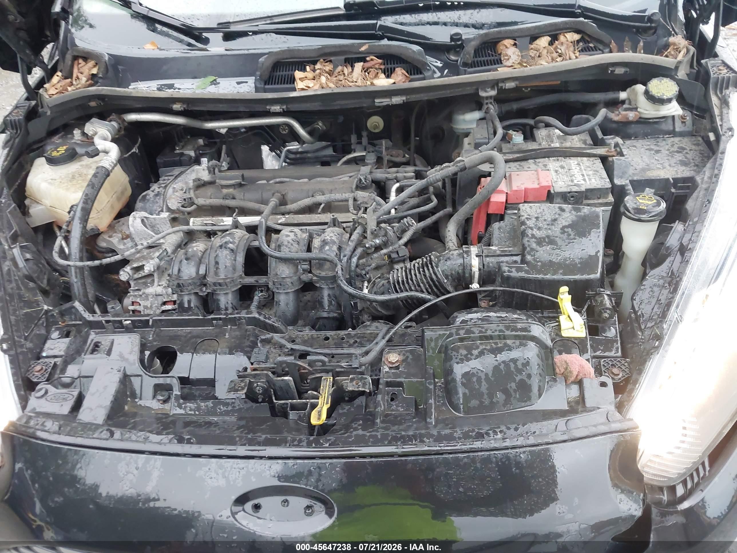 2014 Ford Fiesta Se Black vin: 3FADP4BJ4EM176697