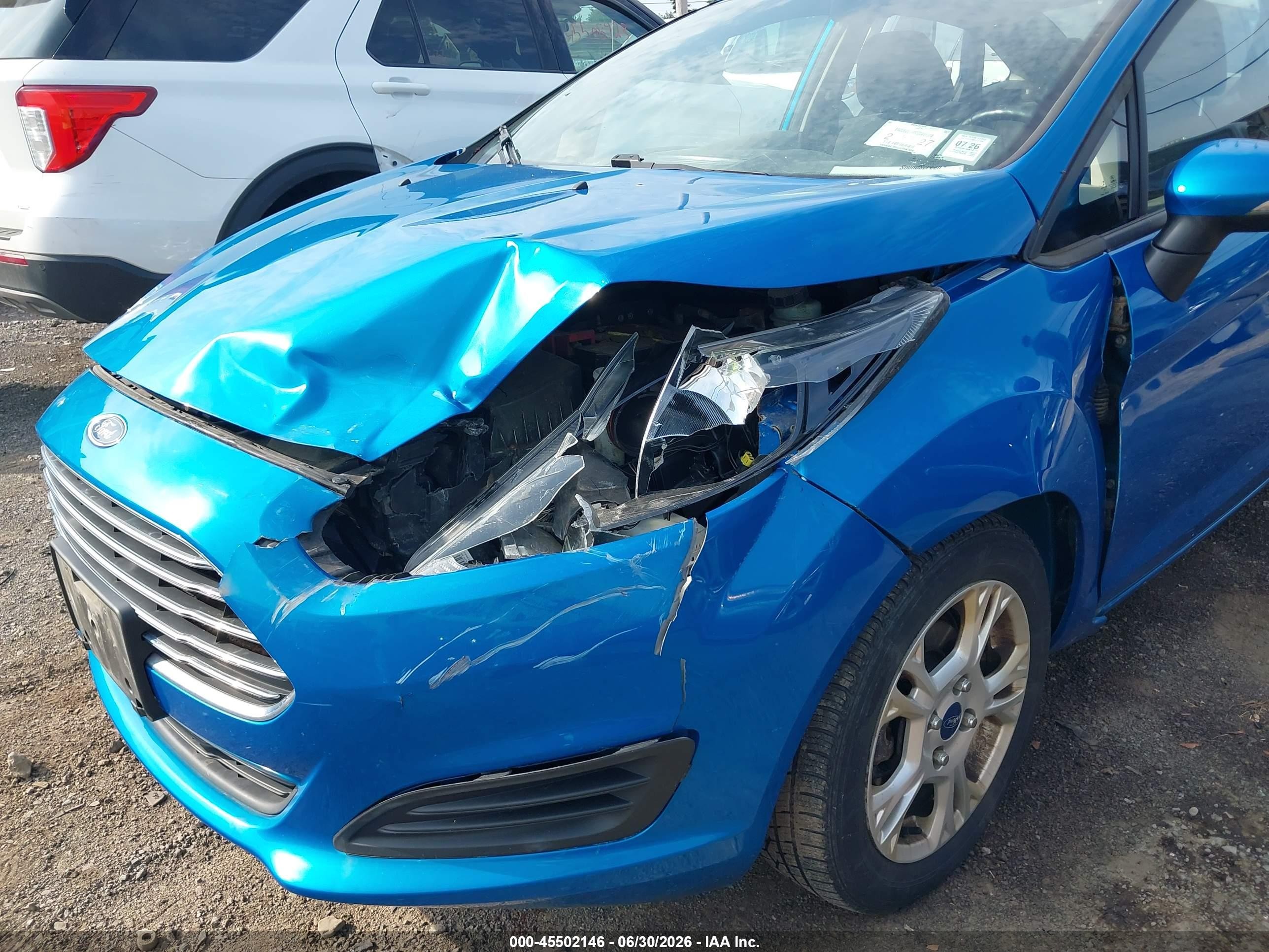 2014 Ford Fiesta Se Синий vin: 3FADP4BJ4EM182726