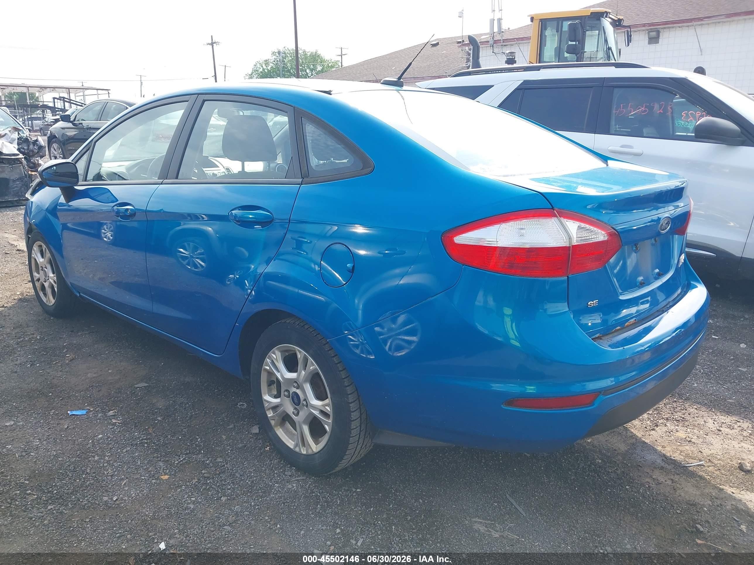 2014 Ford Fiesta Se Синий vin: 3FADP4BJ4EM182726