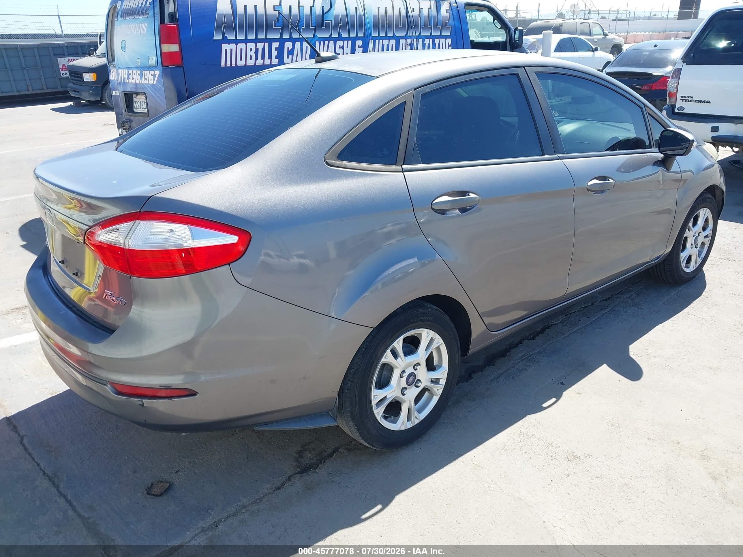 2014 Ford Fiesta Se Gray vin: 3FADP4BJ4EM203851