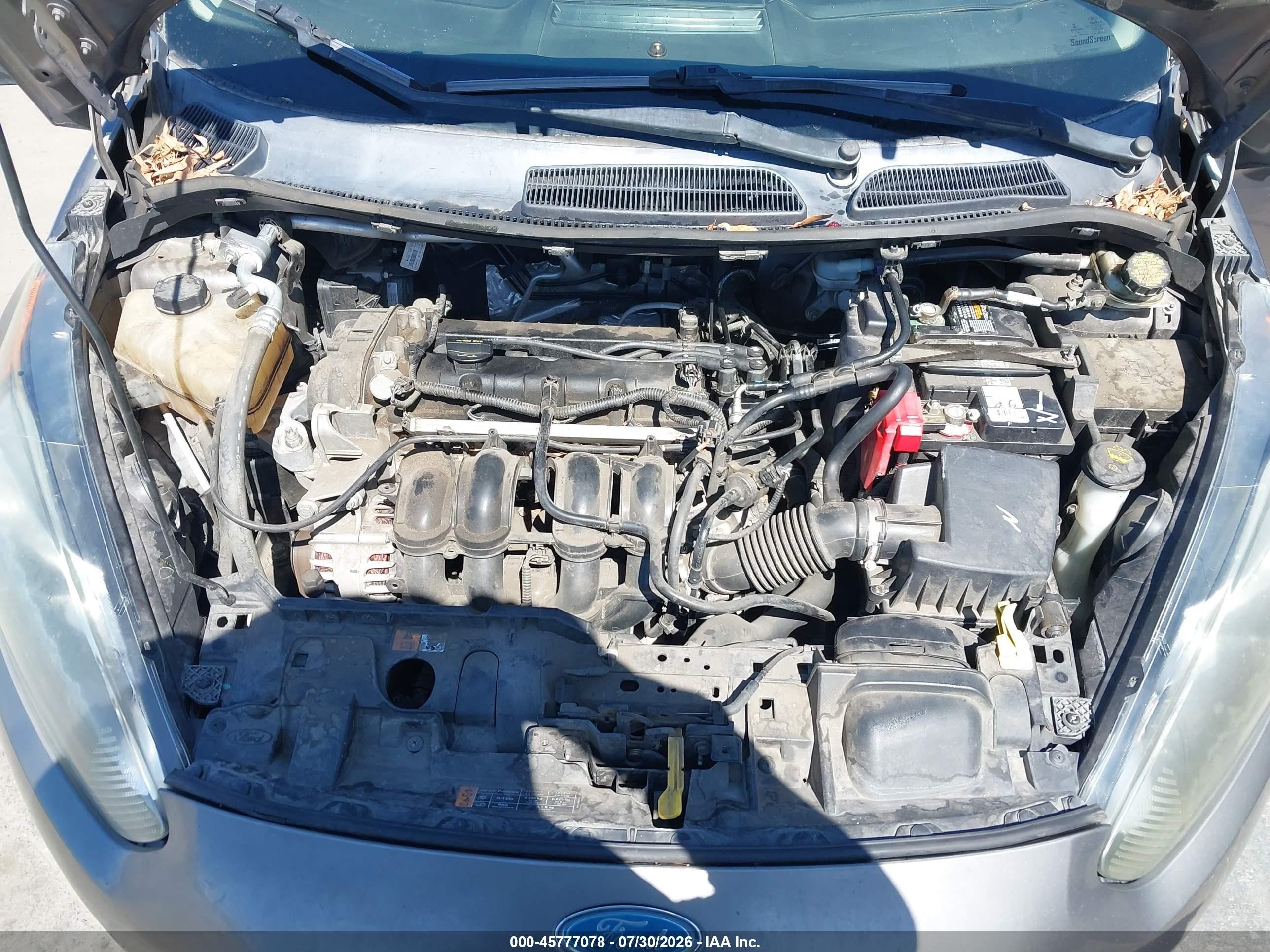 2014 Ford Fiesta Se Gray vin: 3FADP4BJ4EM203851