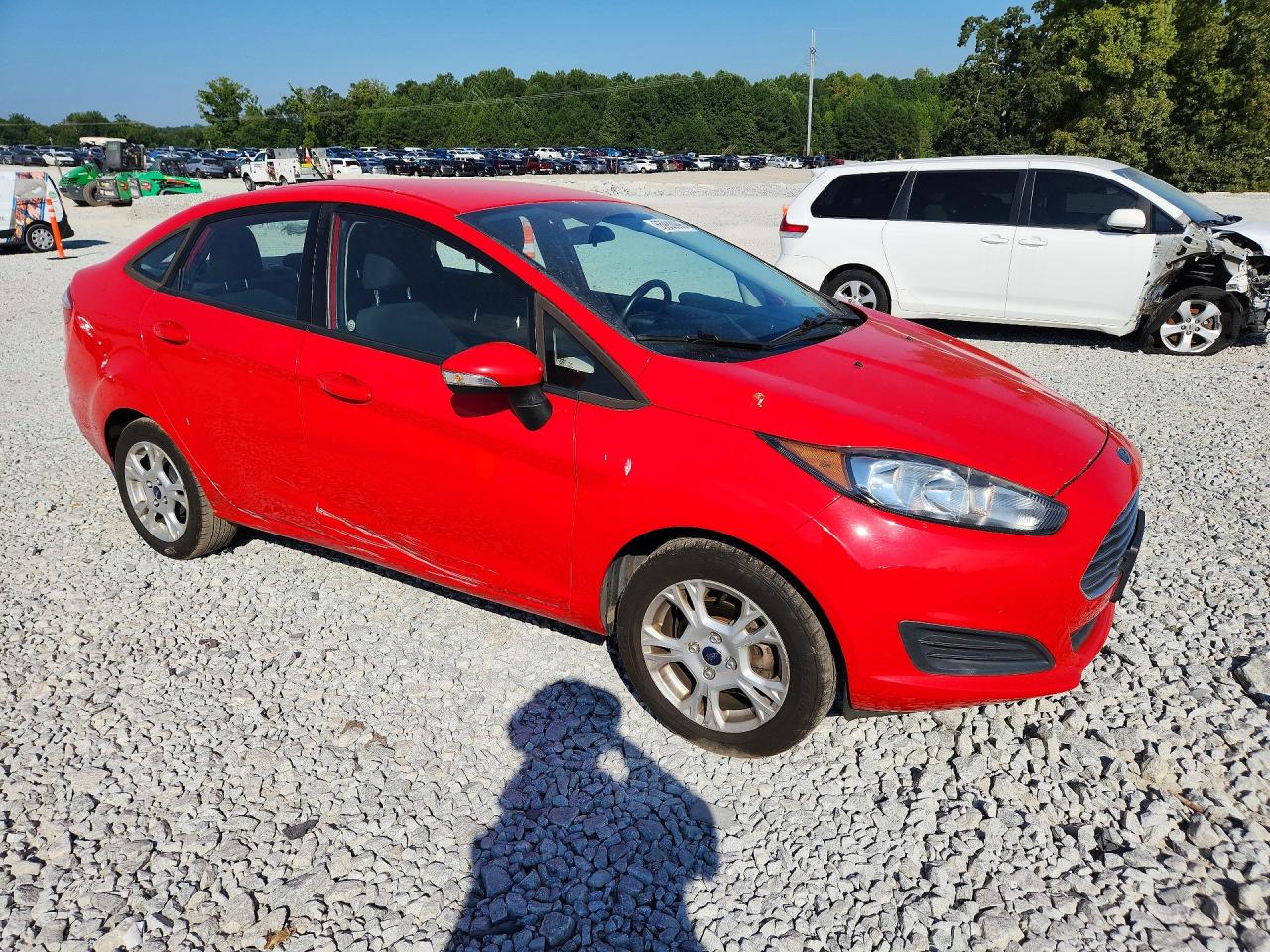2014 Ford Fiesta Se Red vin: 3FADP4BJ4EM205566