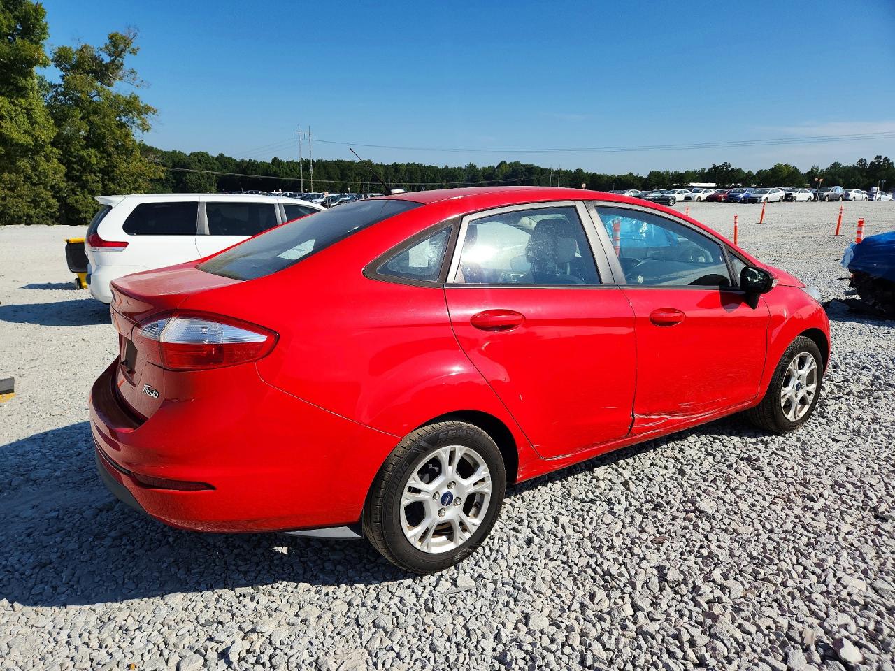 2014 Ford Fiesta Se Red vin: 3FADP4BJ4EM205566
