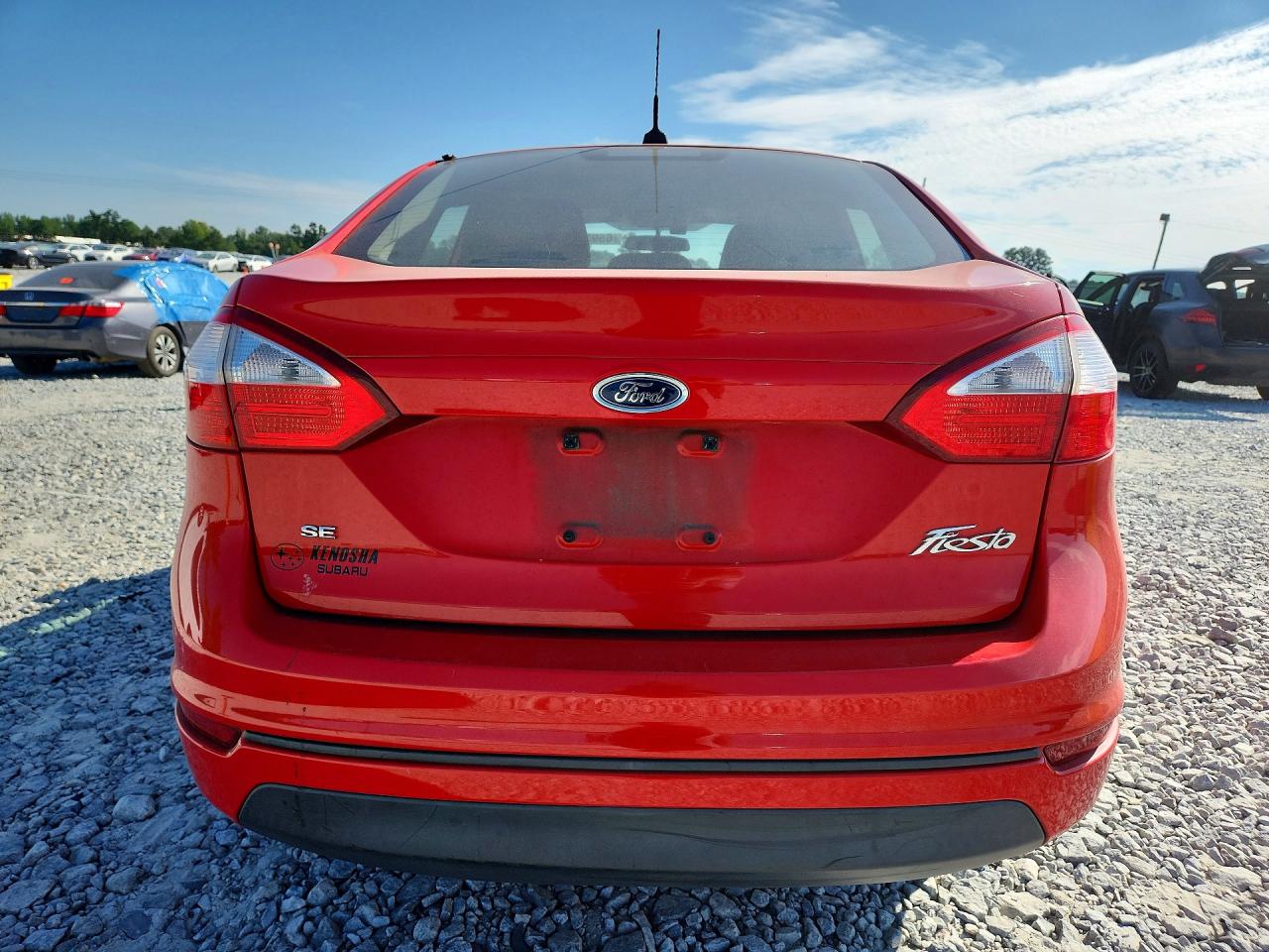 2014 Ford Fiesta Se Red vin: 3FADP4BJ4EM205566