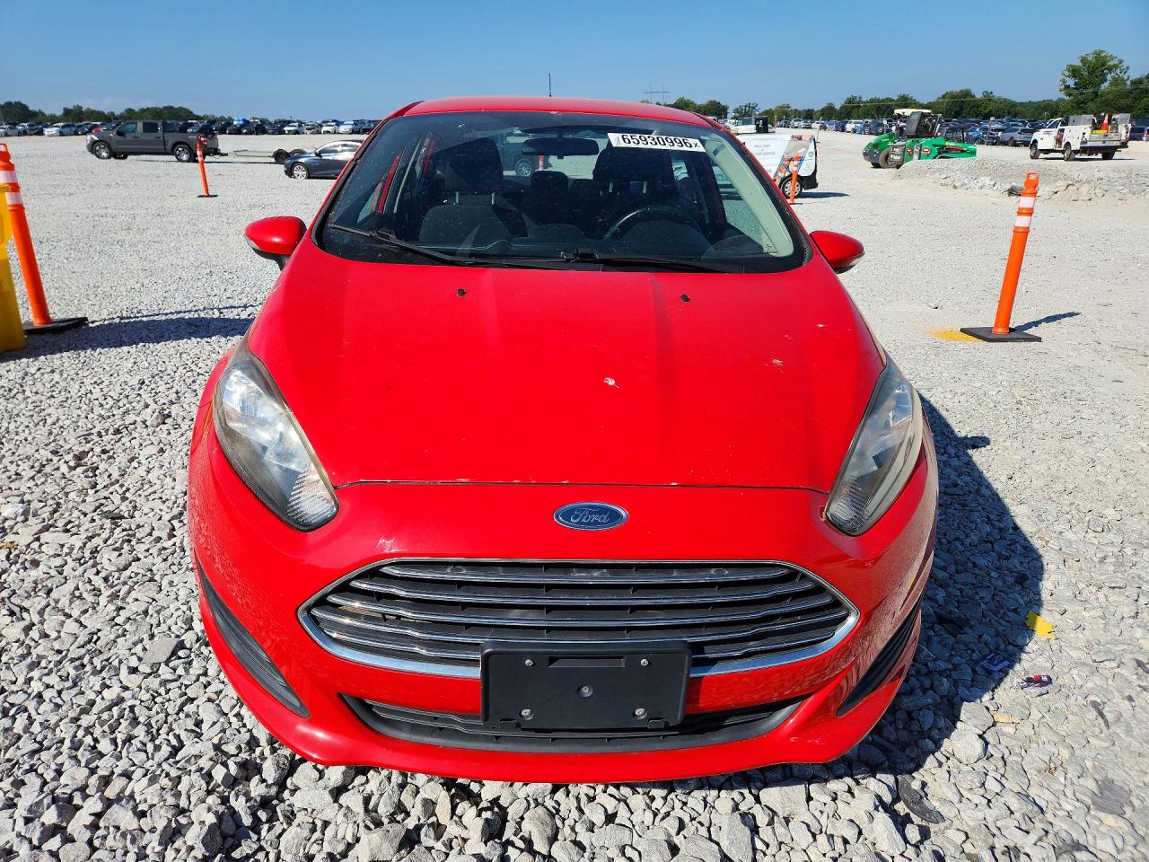 2014 Ford Fiesta Se Red vin: 3FADP4BJ4EM205566