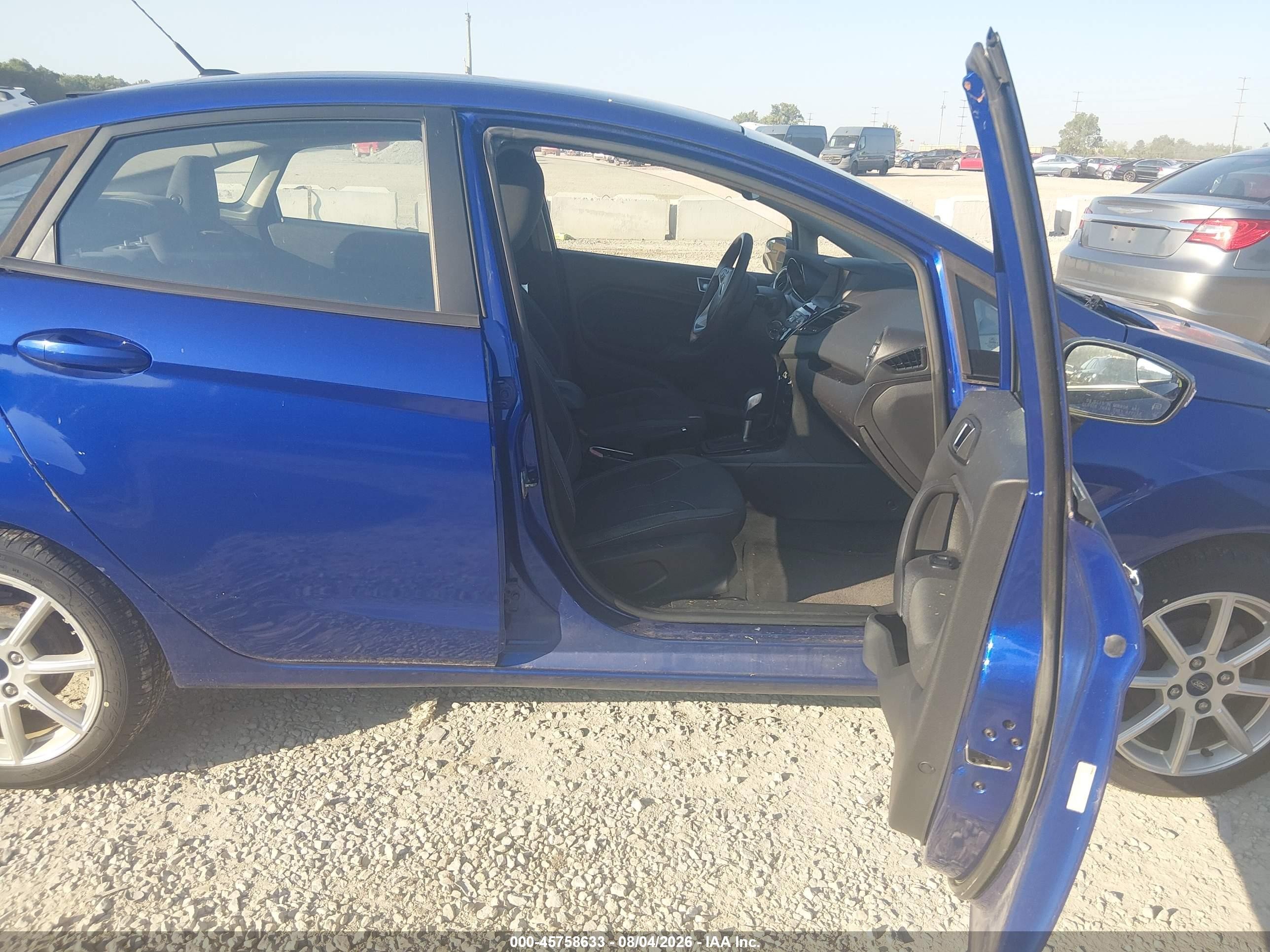 2014 Ford Fiesta Se Blue vin: 3FADP4BJ4EM226773