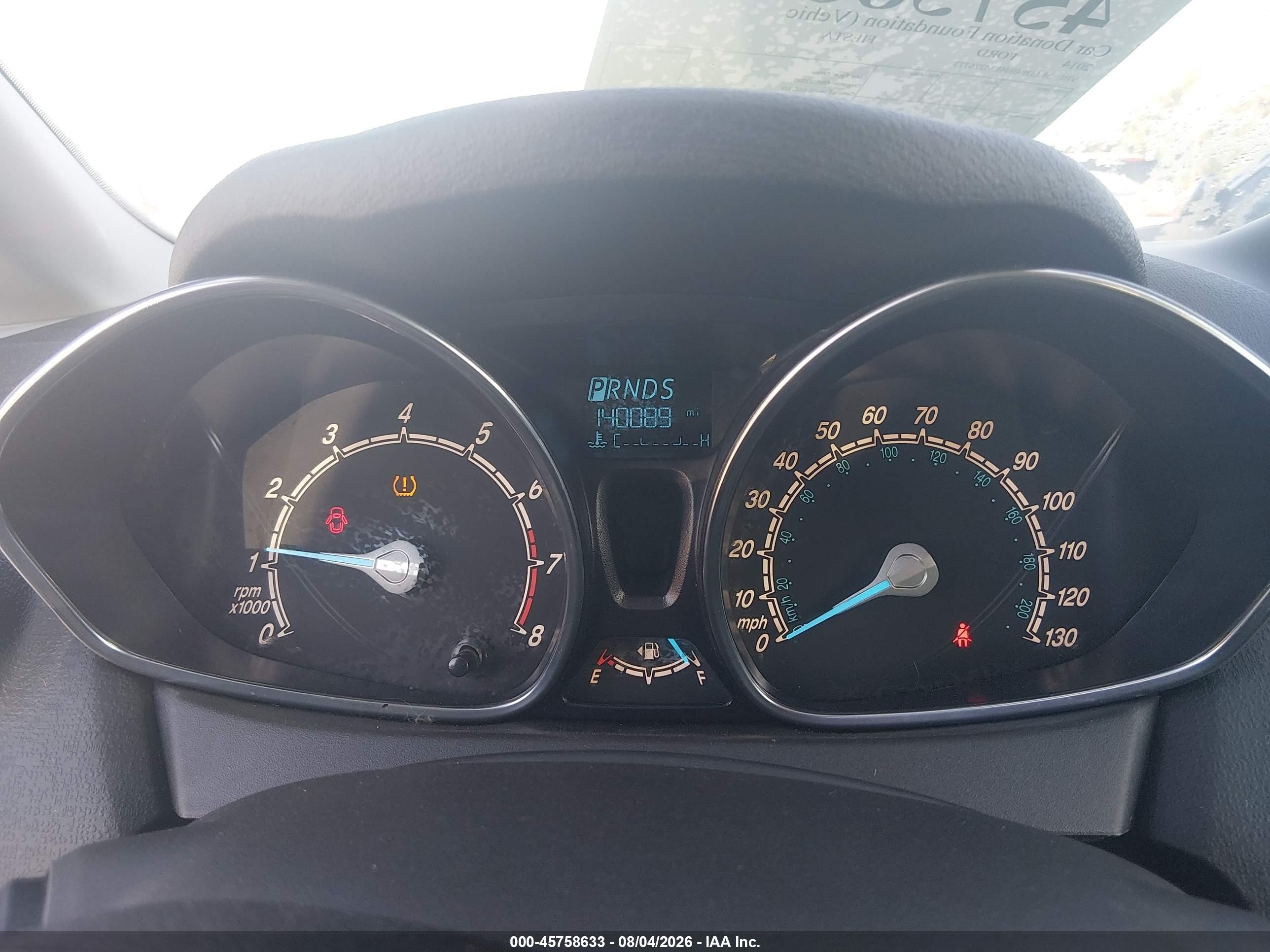 2014 Ford Fiesta Se Blue vin: 3FADP4BJ4EM226773