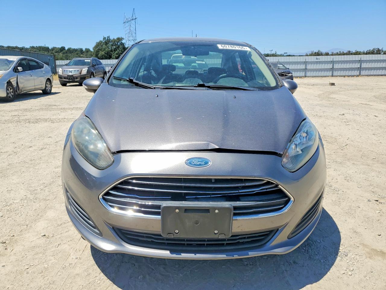 2014 Ford Fiesta Se Gray vin: 3FADP4BJ4EM235778