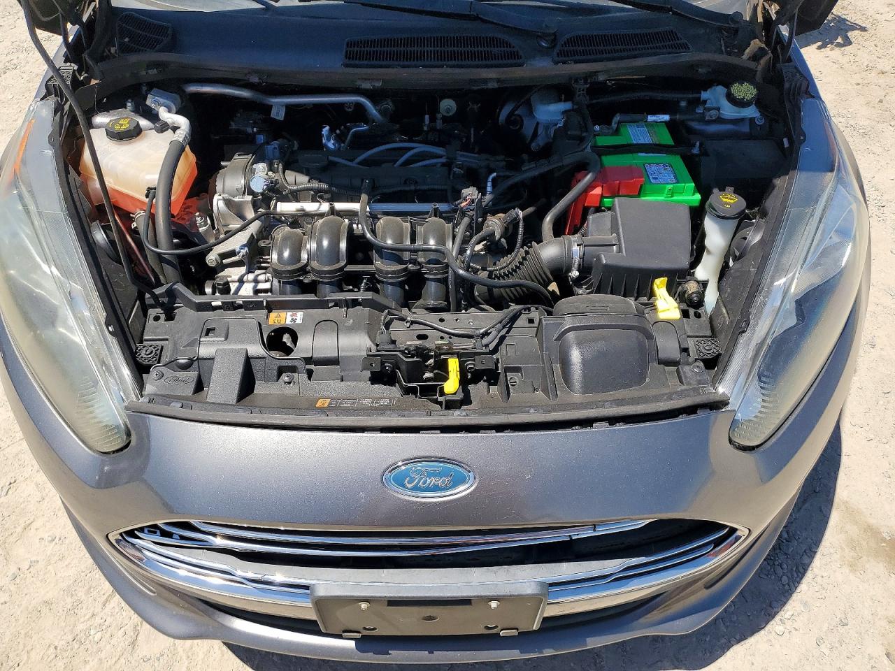 2014 Ford Fiesta Se Gray vin: 3FADP4BJ4EM235778