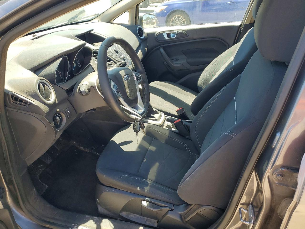 2014 Ford Fiesta Se Gray vin: 3FADP4BJ4EM235778