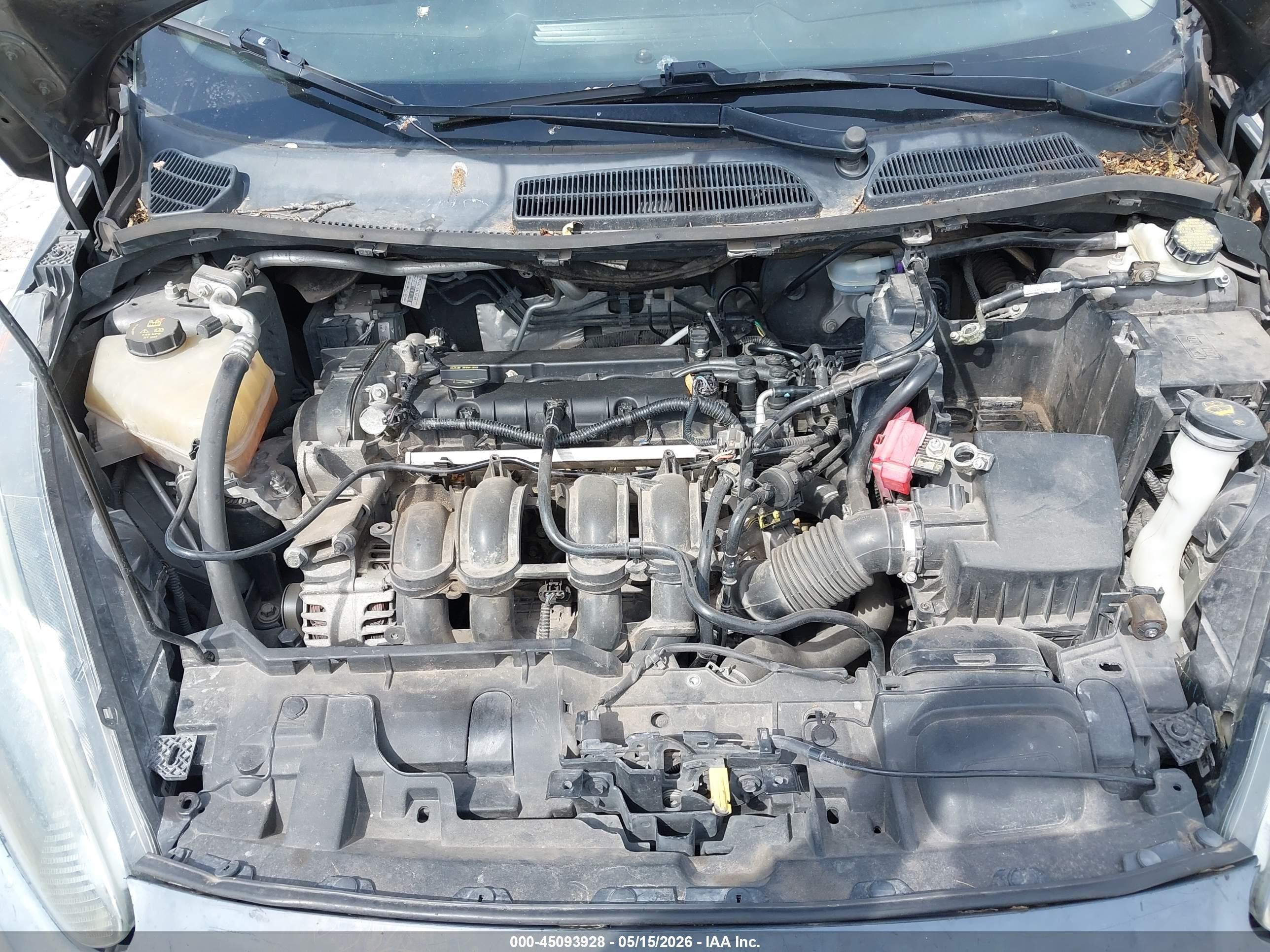 2015 Ford Fiesta Se Gray vin: 3FADP4BJ4FM115111