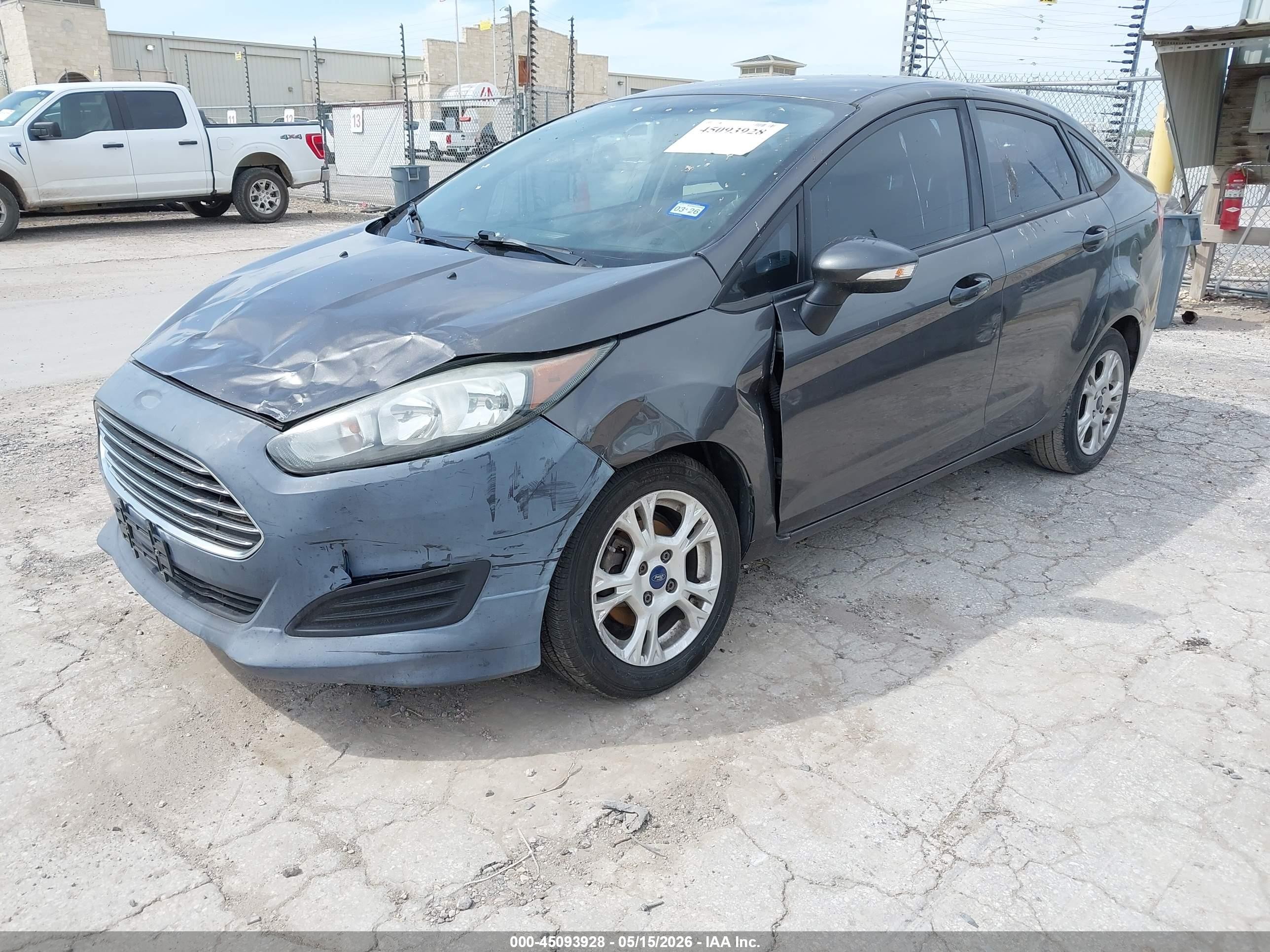 2015 Ford Fiesta Se Gray vin: 3FADP4BJ4FM115111