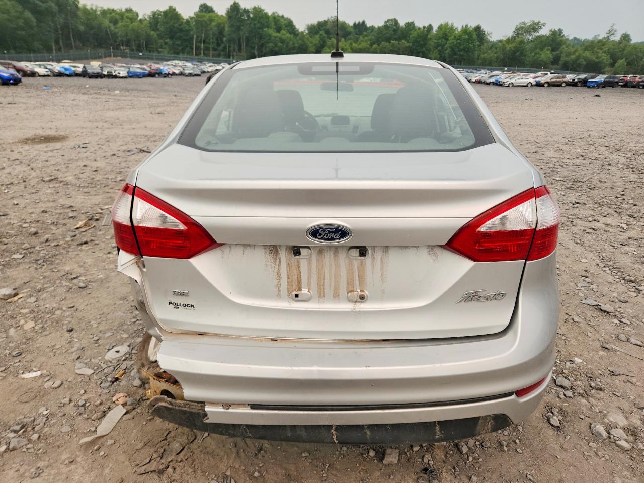 2015 Ford Fiesta Se Silver vin: 3FADP4BJ4FM122639