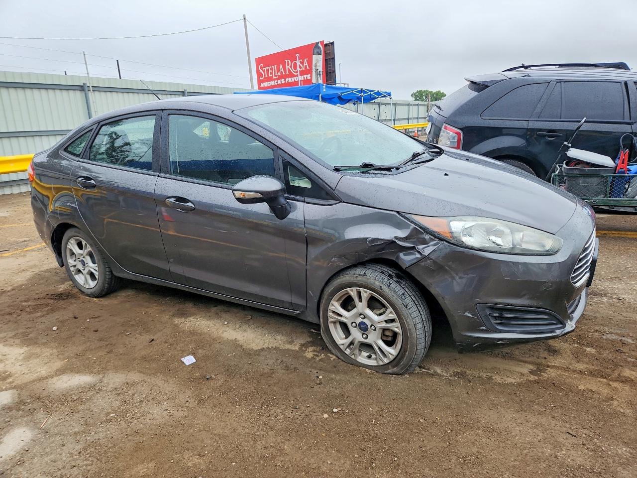 2015 Ford Fiesta Se Gray vin: 3FADP4BJ4FM133334