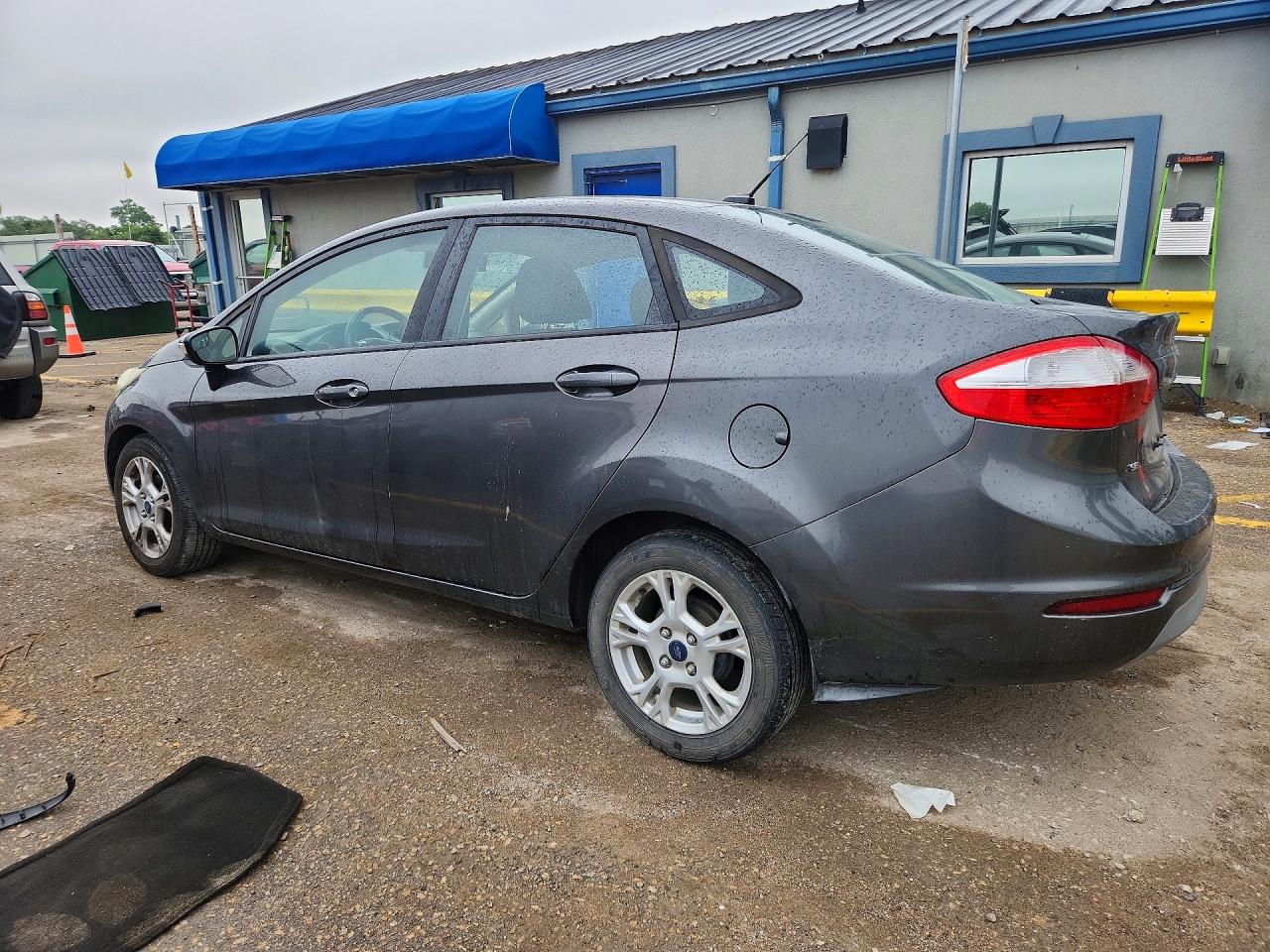 2015 Ford Fiesta Se Gray vin: 3FADP4BJ4FM133334