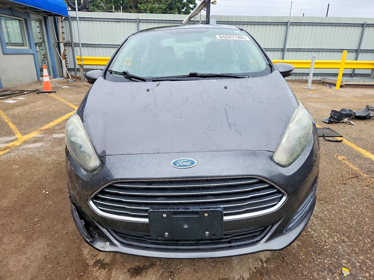 2015 Ford Fiesta Se Gray vin: 3FADP4BJ4FM133334