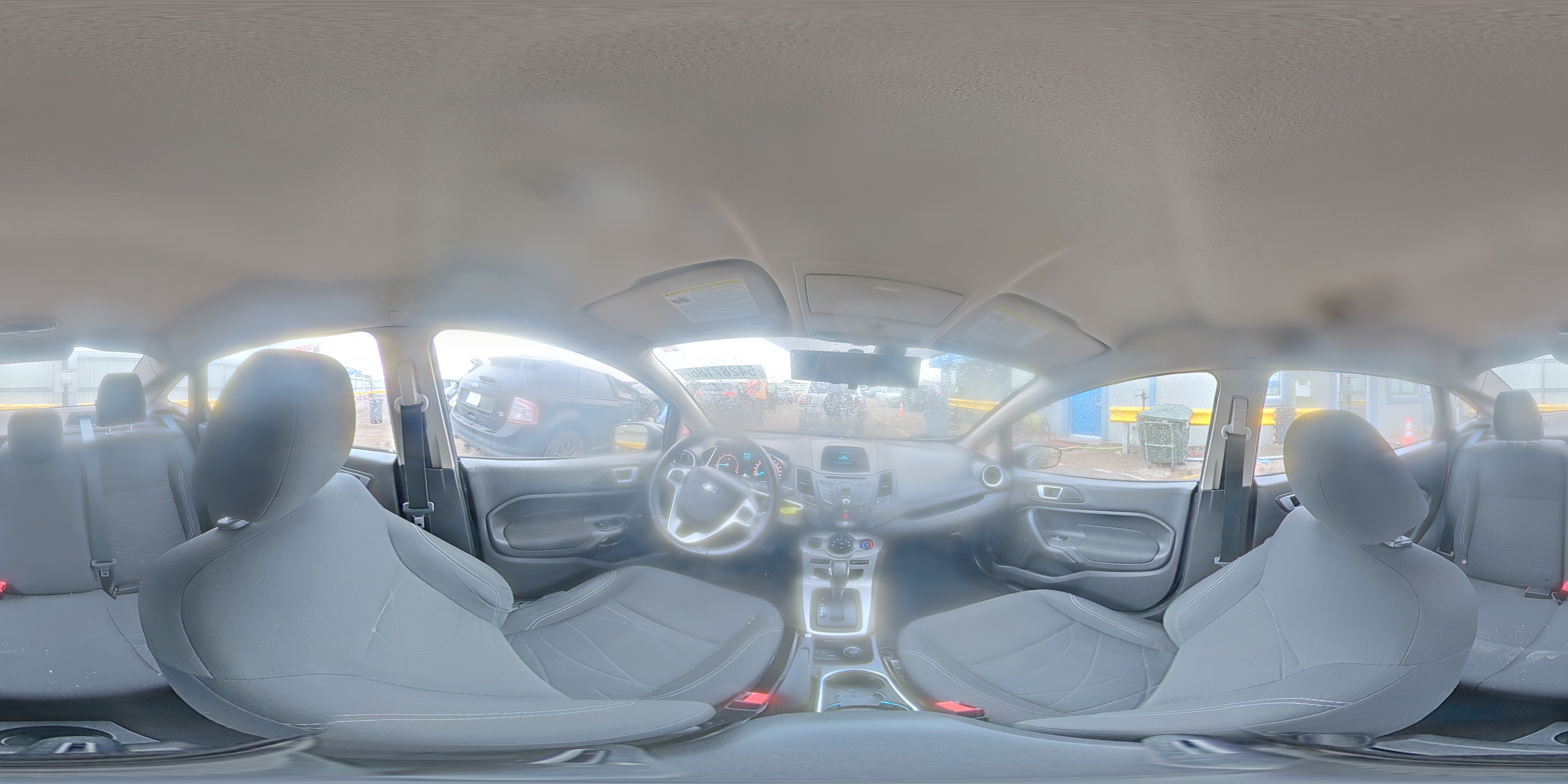 2015 Ford Fiesta Se Gray vin: 3FADP4BJ4FM133334