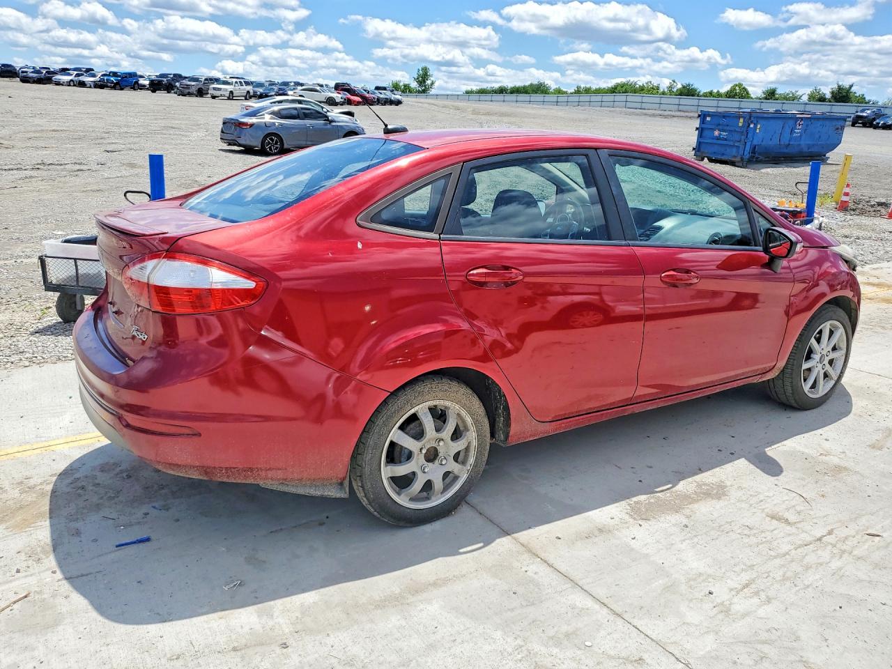 2015 Ford Fiesta Se Burgundy vin: 3FADP4BJ4FM216441