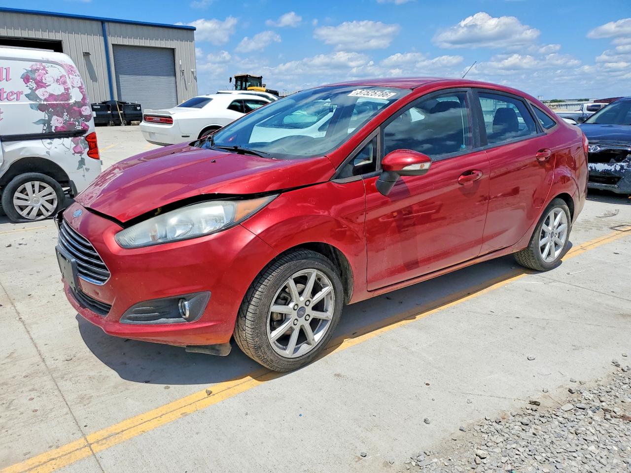 2015 Ford Fiesta Se Burgundy vin: 3FADP4BJ4FM216441