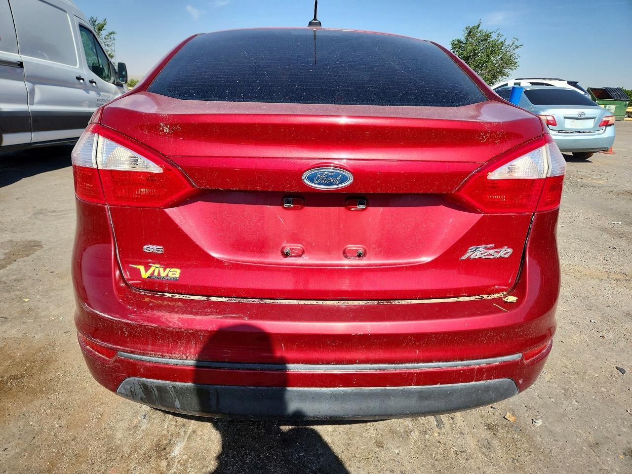 2015 Ford Fiesta Se Red vin: 3FADP4BJ4FM224460