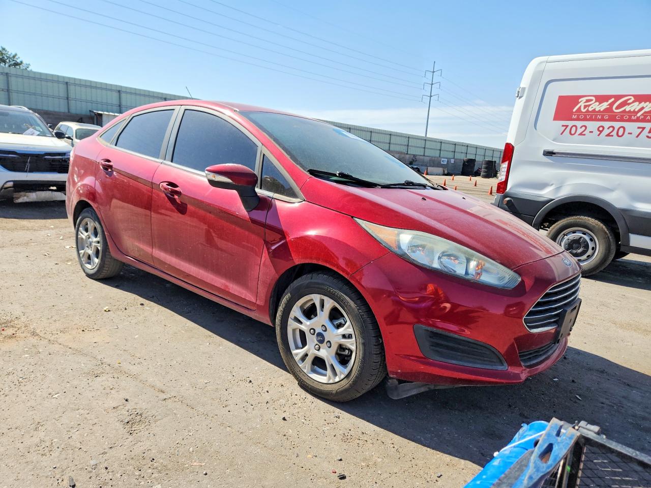 2015 Ford Fiesta Se Red vin: 3FADP4BJ4FM224460