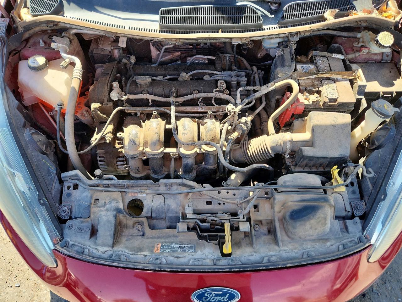 2015 Ford Fiesta Se Red vin: 3FADP4BJ4FM224460