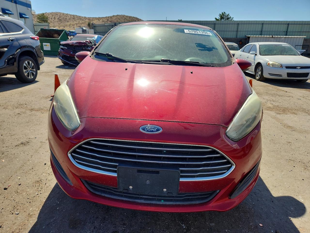 2015 Ford Fiesta Se Red vin: 3FADP4BJ4FM224460