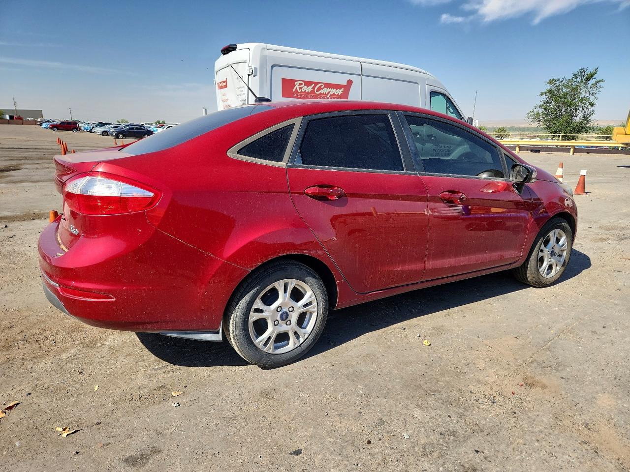 2015 Ford Fiesta Se Red vin: 3FADP4BJ4FM224460