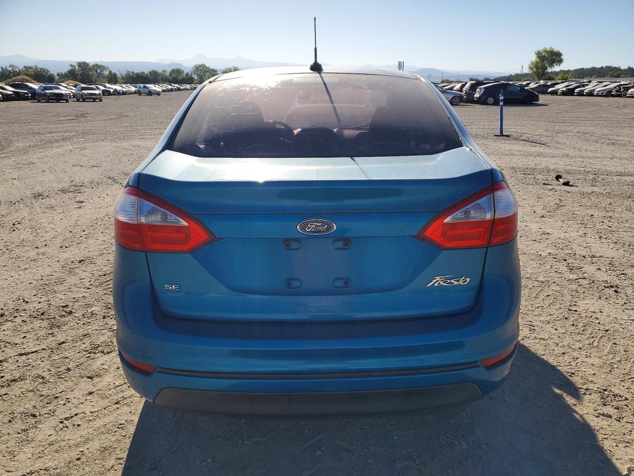 2015 Ford Fiesta Se Blue vin: 3FADP4BJ4FM225379