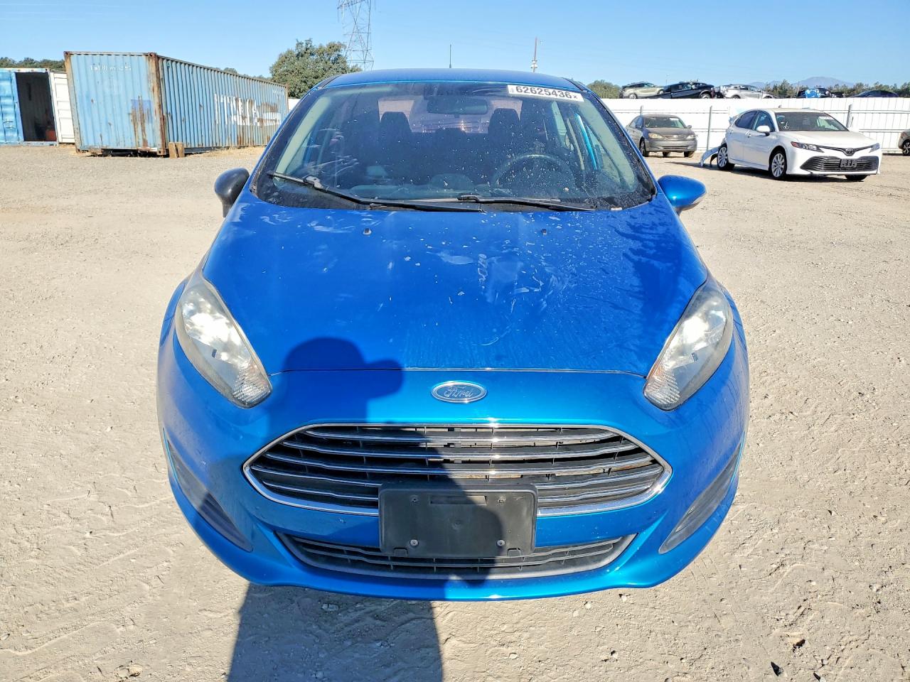 2015 Ford Fiesta Se Blue vin: 3FADP4BJ4FM225379