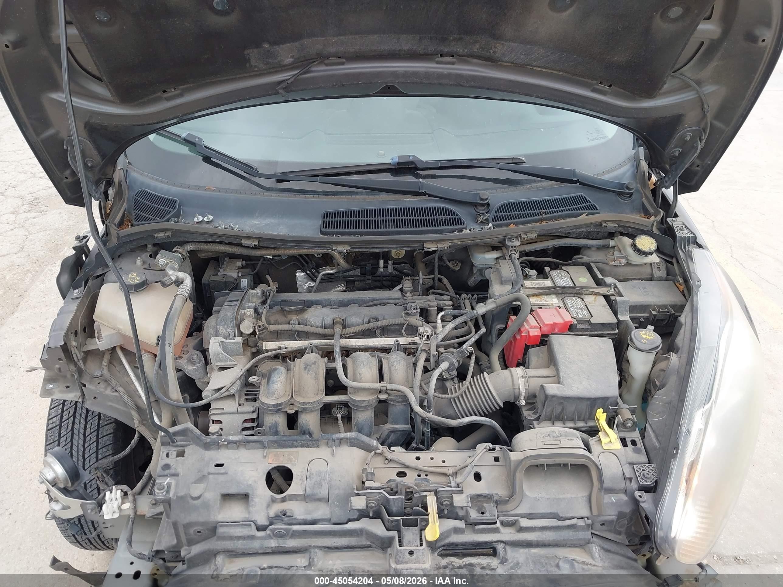 2016 Ford Fiesta Se Серый vin: 3FADP4BJ4GM198329