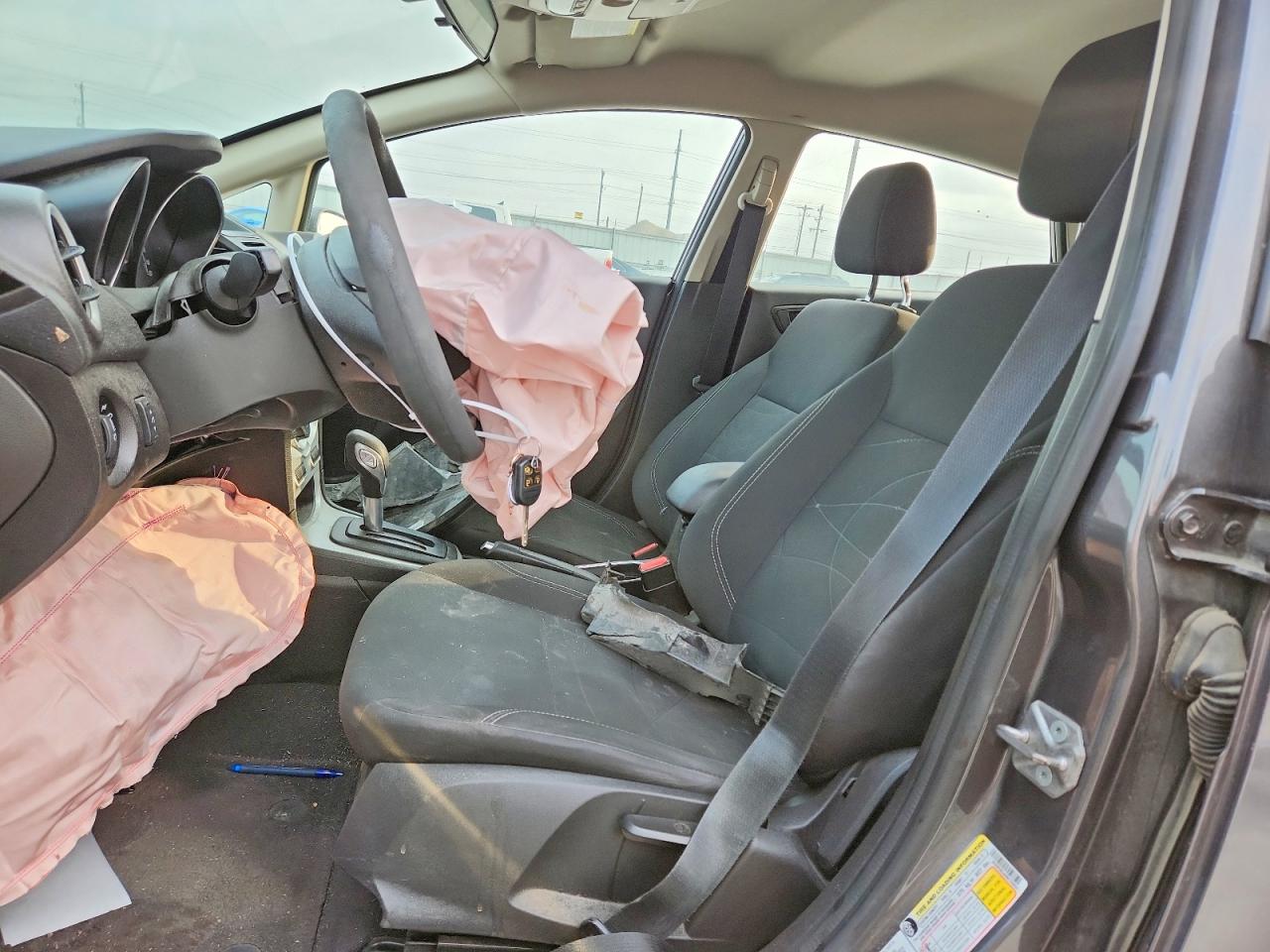 2017 Ford Fiesta Se Gray vin: 3FADP4BJ4HM150850