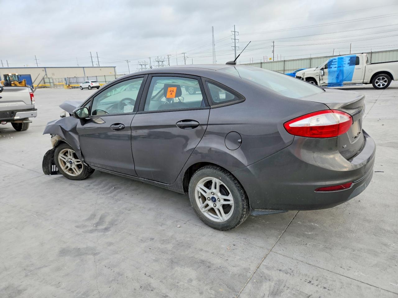 2017 Ford Fiesta Se Gray vin: 3FADP4BJ4HM150850