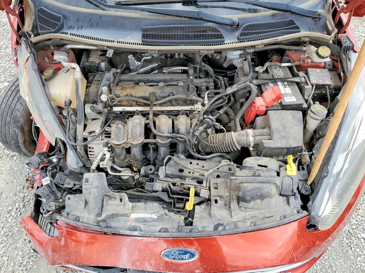 2018 Ford Fiesta Se Orange vin: 3FADP4BJ4JM134993