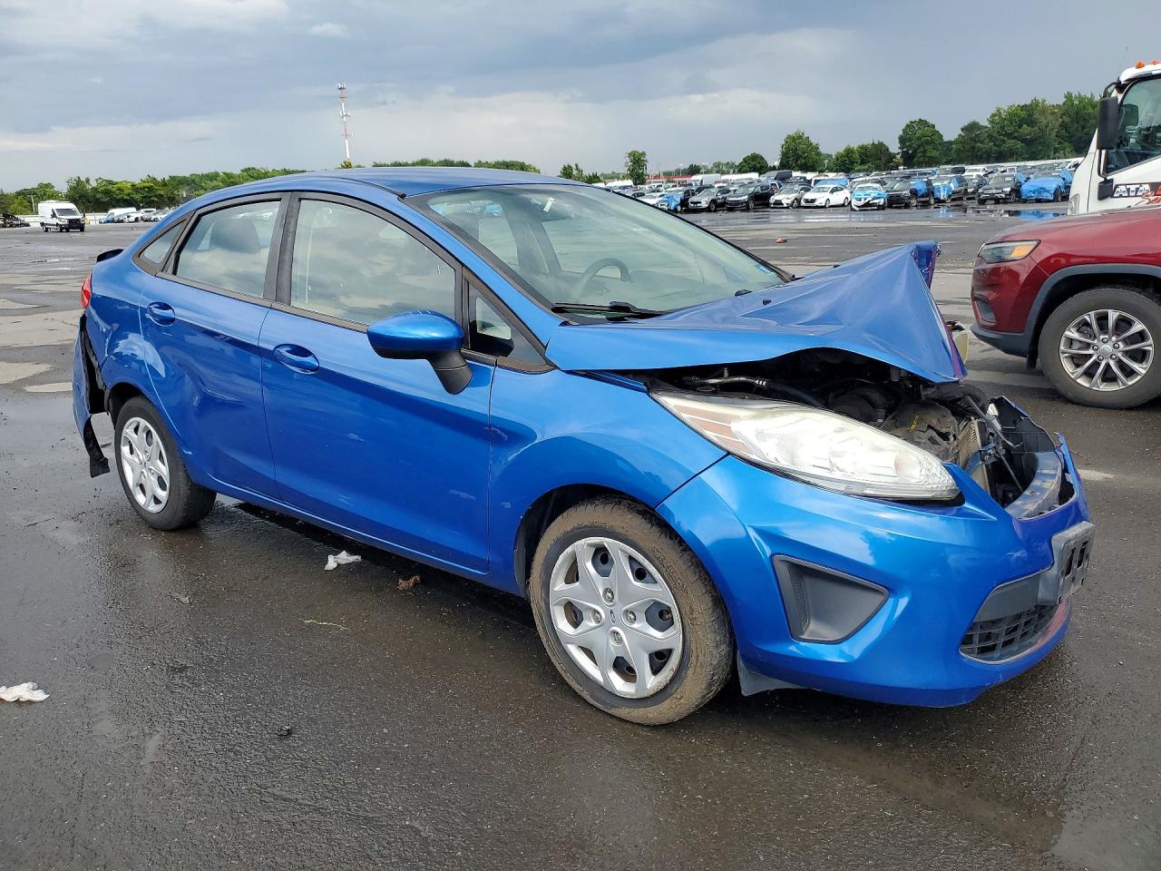 2011 Ford Fiesta Se Blue vin: 3FADP4BJ5BM164263