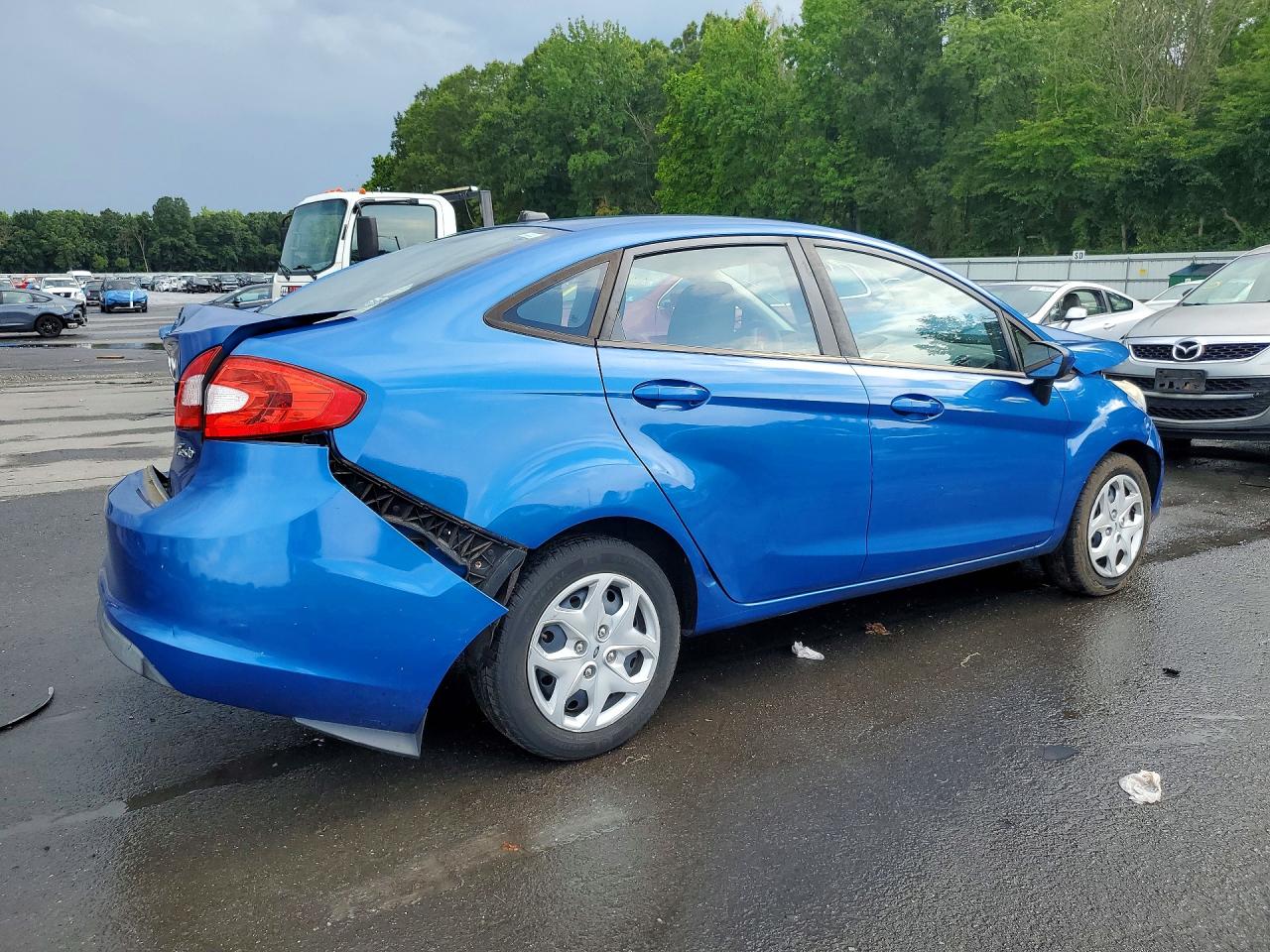 2011 Ford Fiesta Se Blue vin: 3FADP4BJ5BM164263