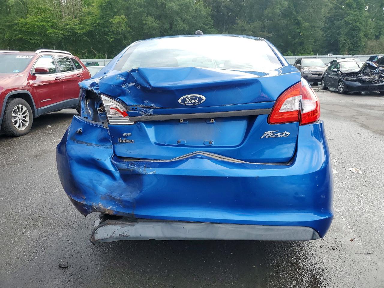 2011 Ford Fiesta Se Blue vin: 3FADP4BJ5BM164263