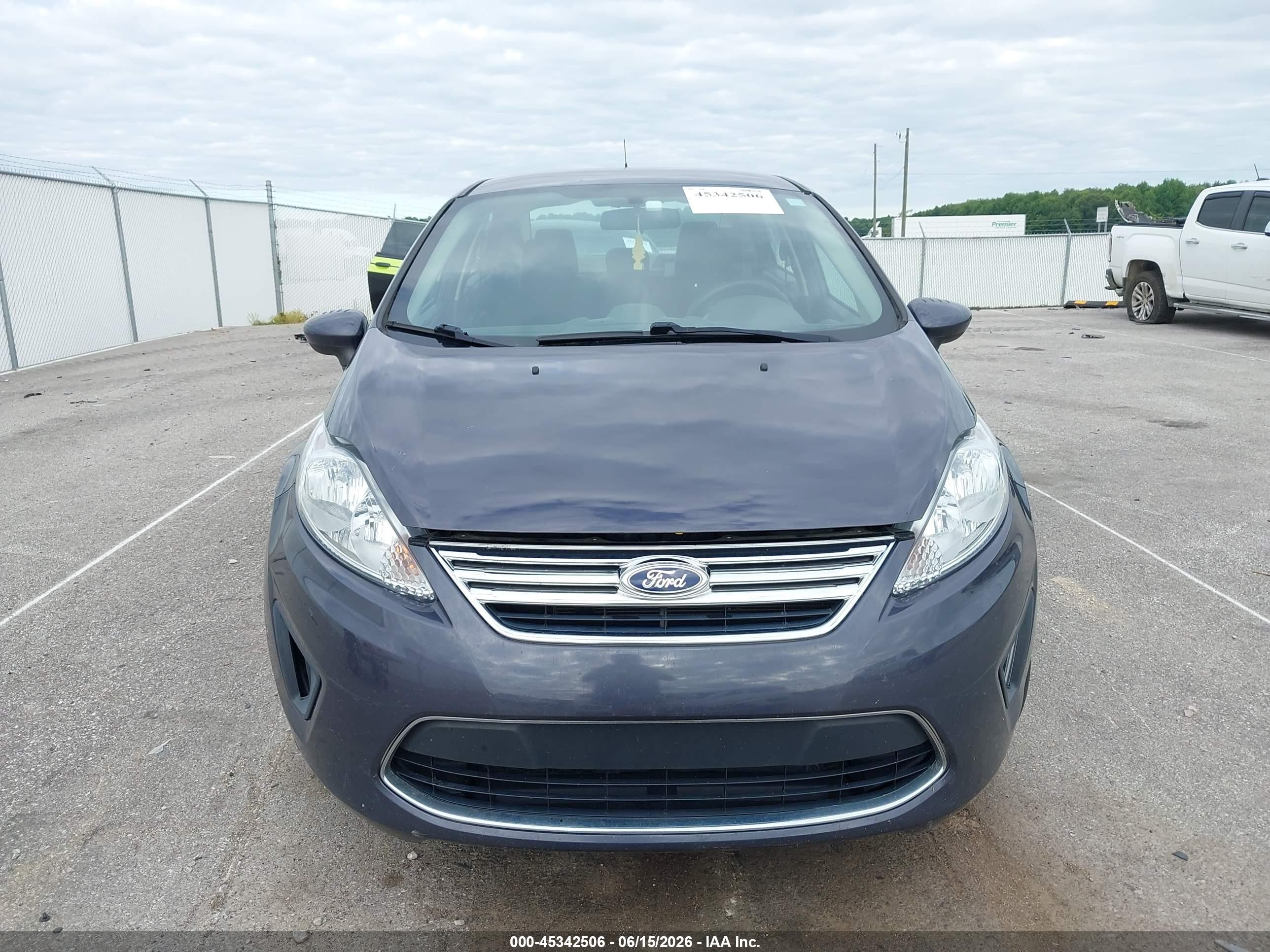 2012 Ford Fiesta Se Gray vin: 3FADP4BJ5CM140322