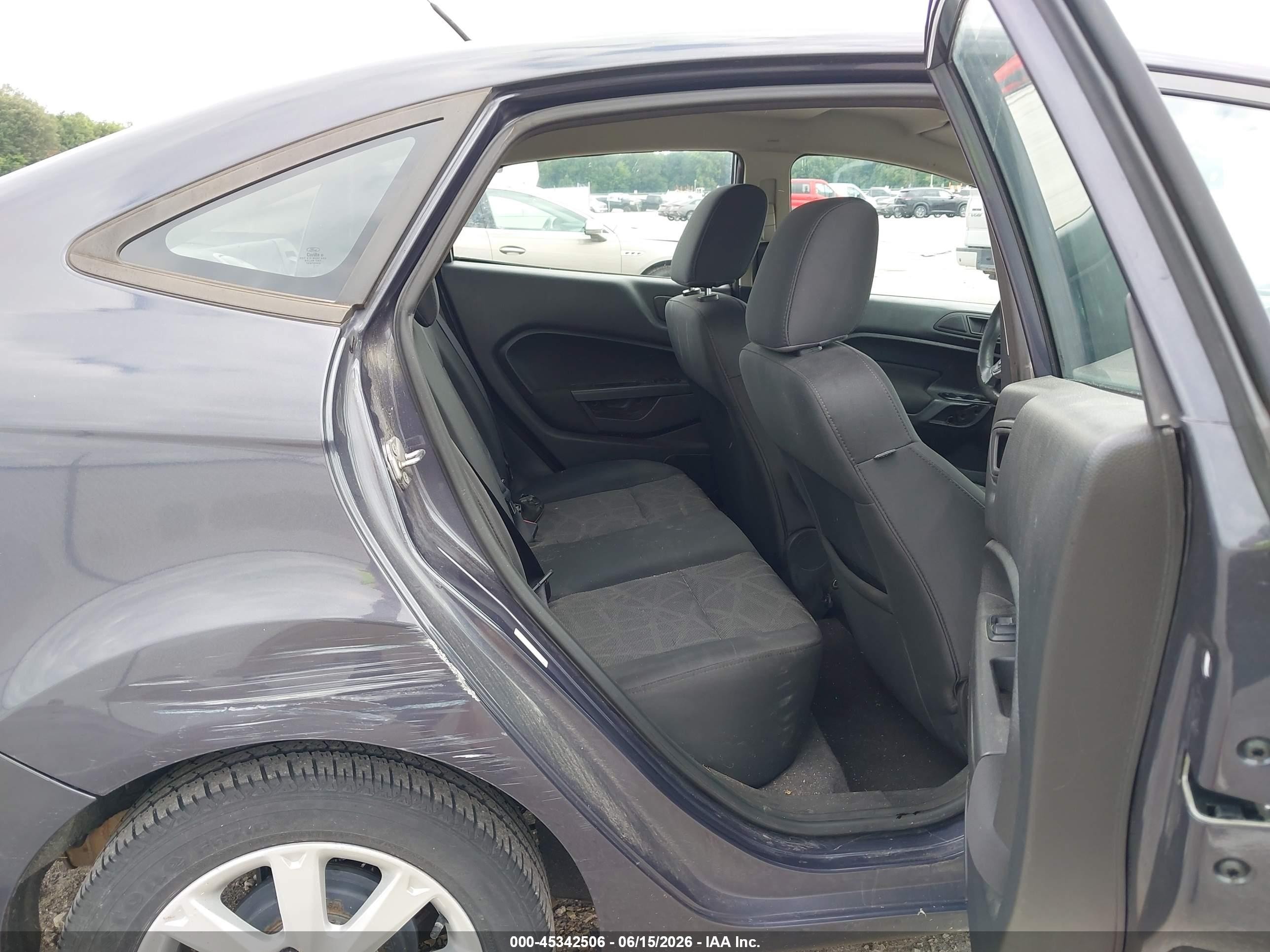 2012 Ford Fiesta Se Gray vin: 3FADP4BJ5CM140322