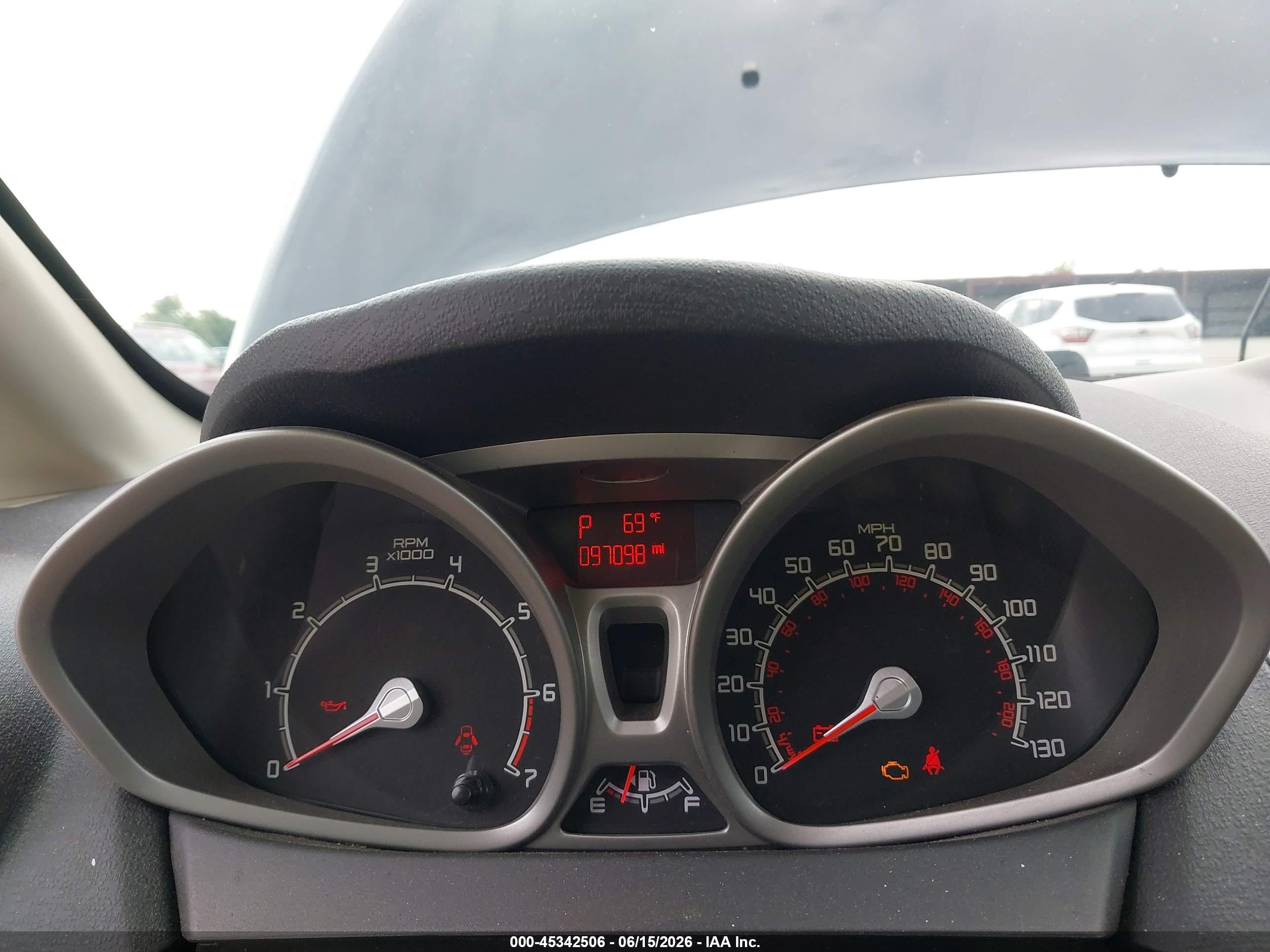 2012 Ford Fiesta Se Gray vin: 3FADP4BJ5CM140322