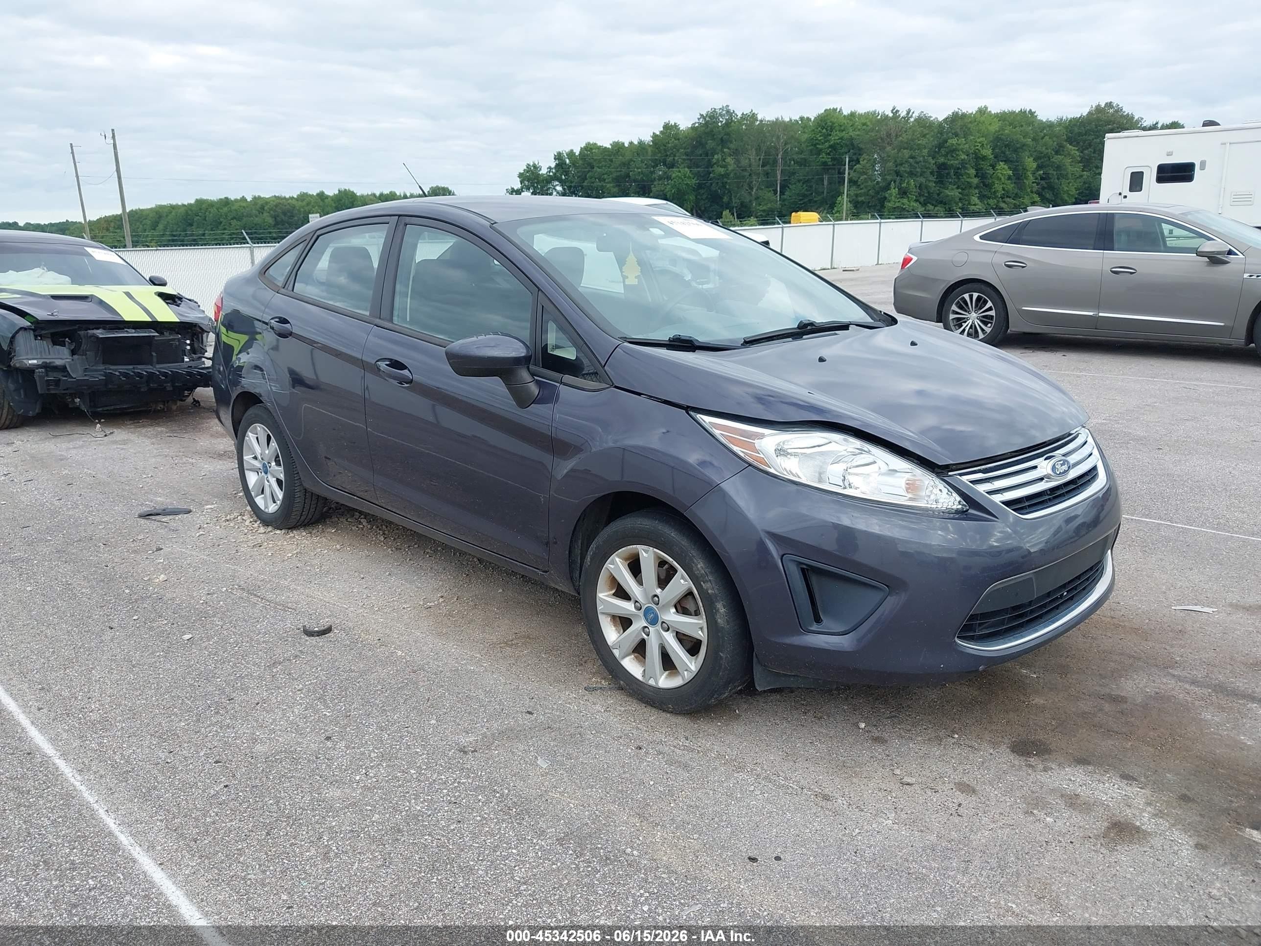 2012 Ford Fiesta Se Gray vin: 3FADP4BJ5CM140322