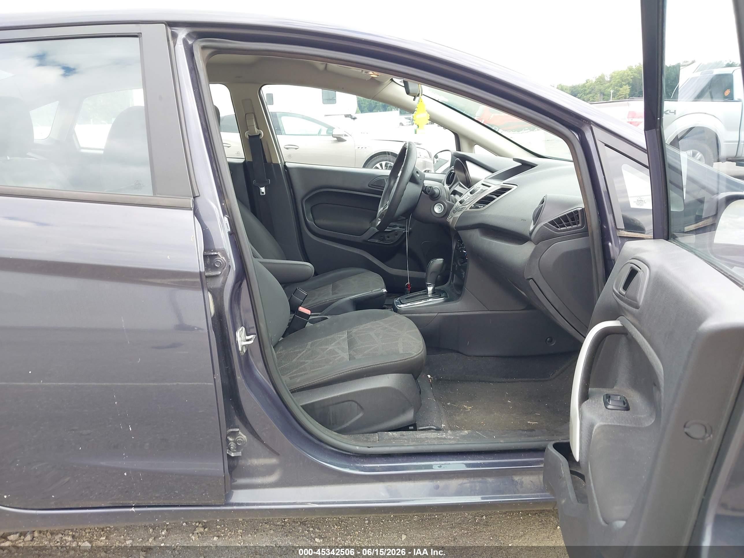 2012 Ford Fiesta Se Gray vin: 3FADP4BJ5CM140322