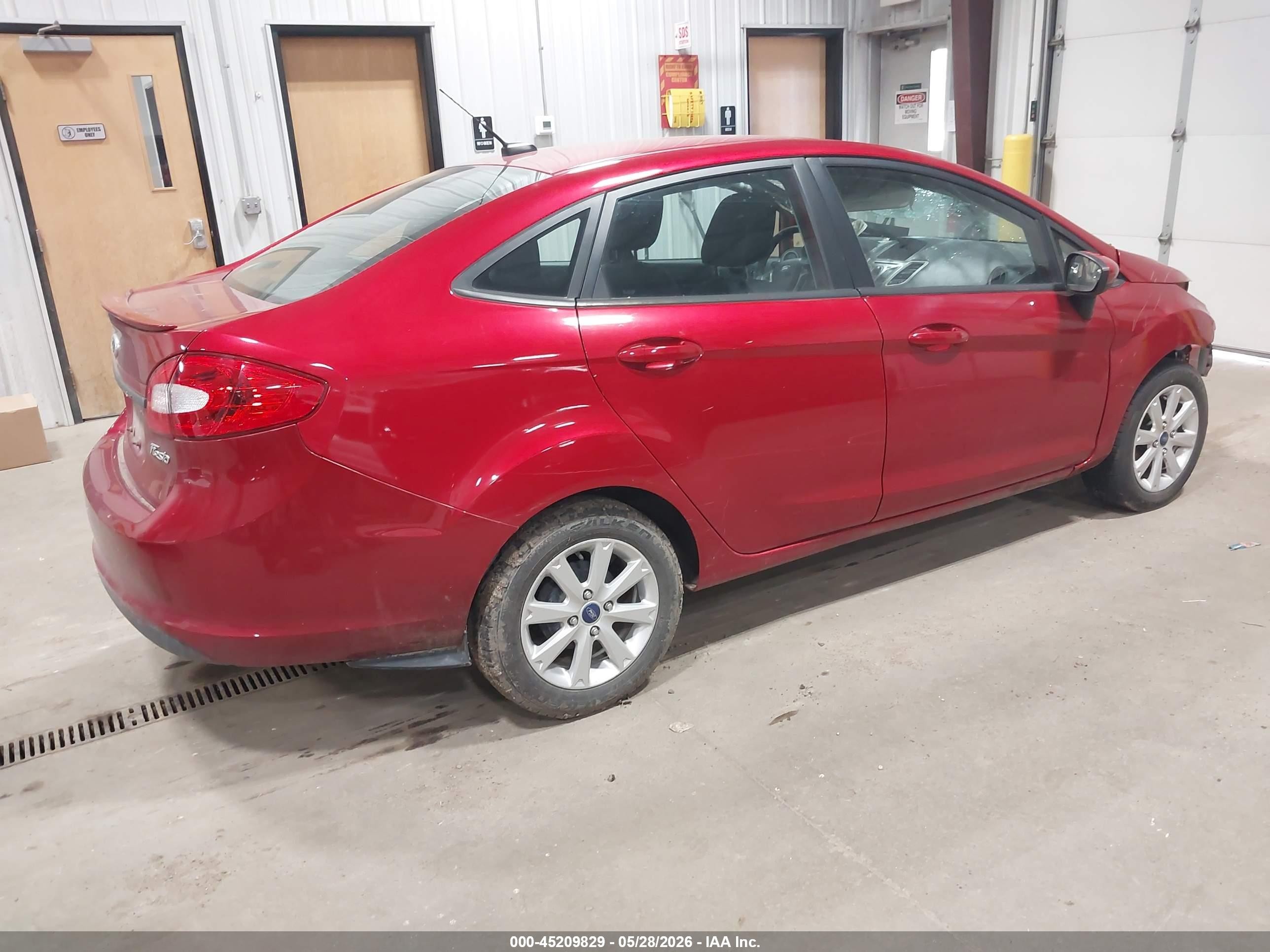 2012 Ford Fiesta Se Red vin: 3FADP4BJ5CM150526
