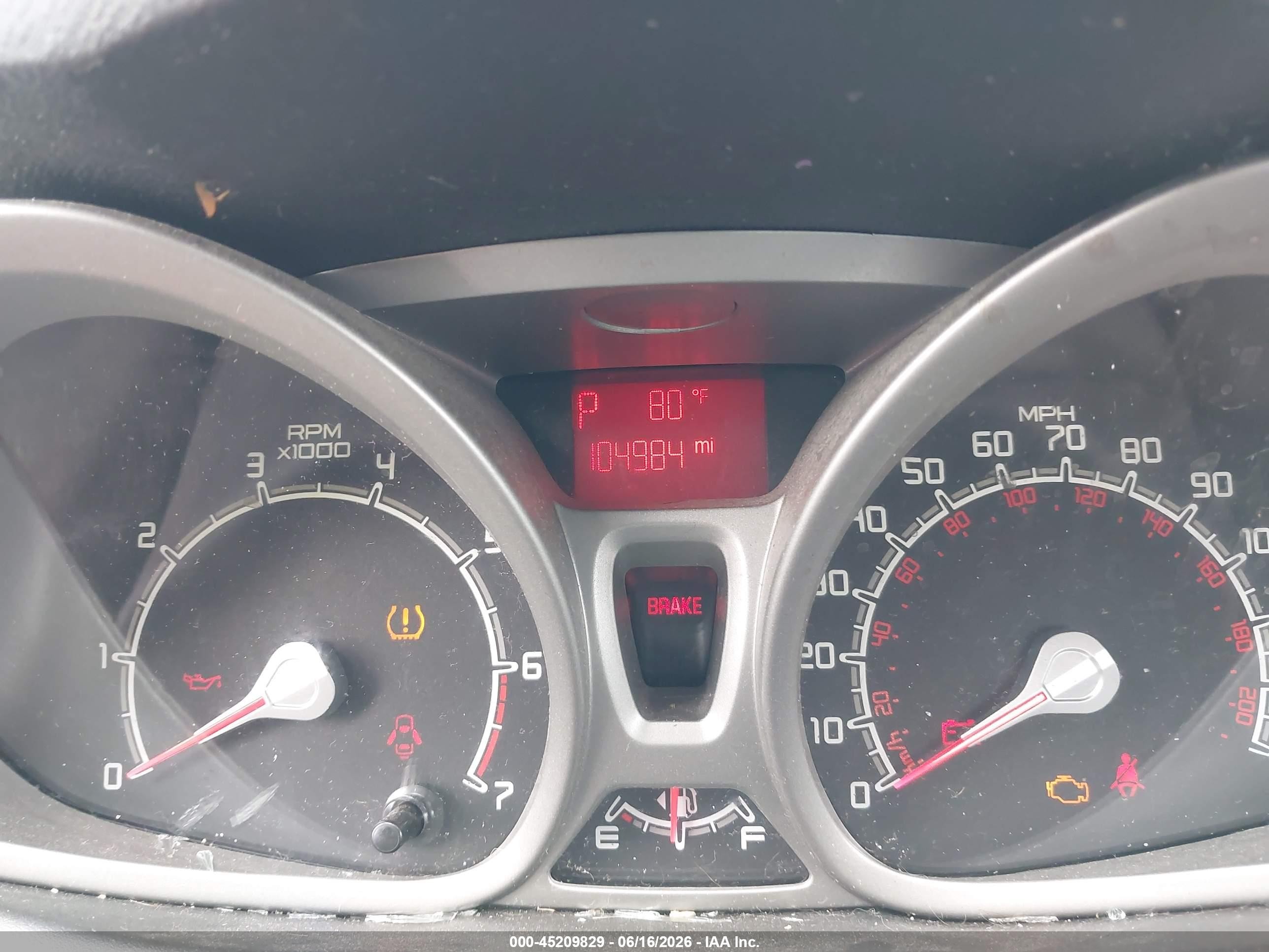 2012 Ford Fiesta Se Red vin: 3FADP4BJ5CM150526