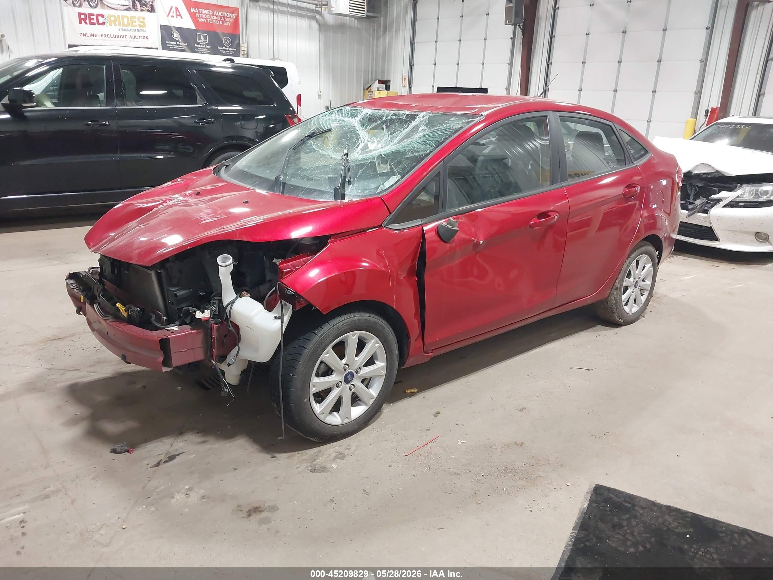 2012 Ford Fiesta Se Red vin: 3FADP4BJ5CM150526