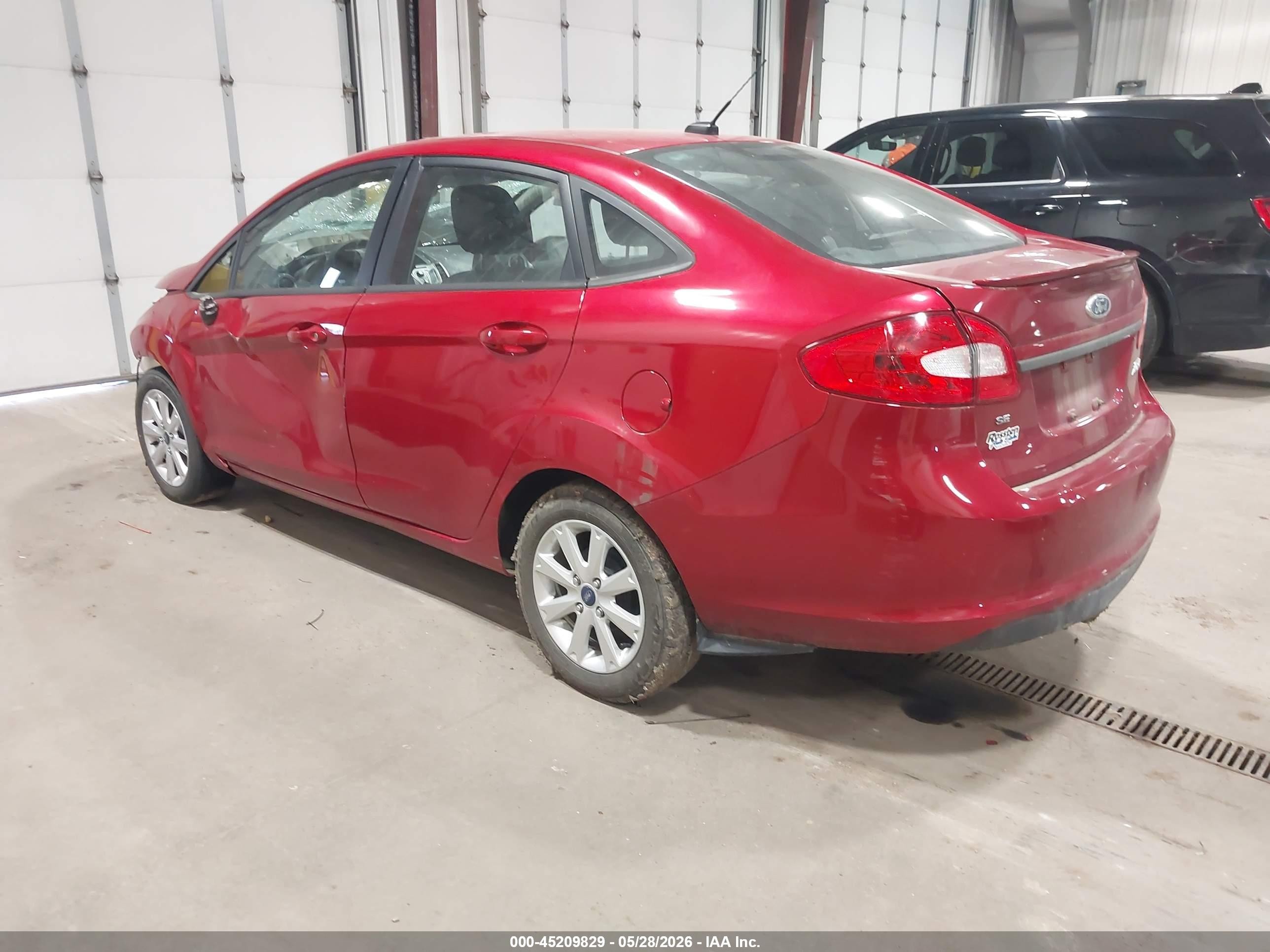 2012 Ford Fiesta Se Red vin: 3FADP4BJ5CM150526